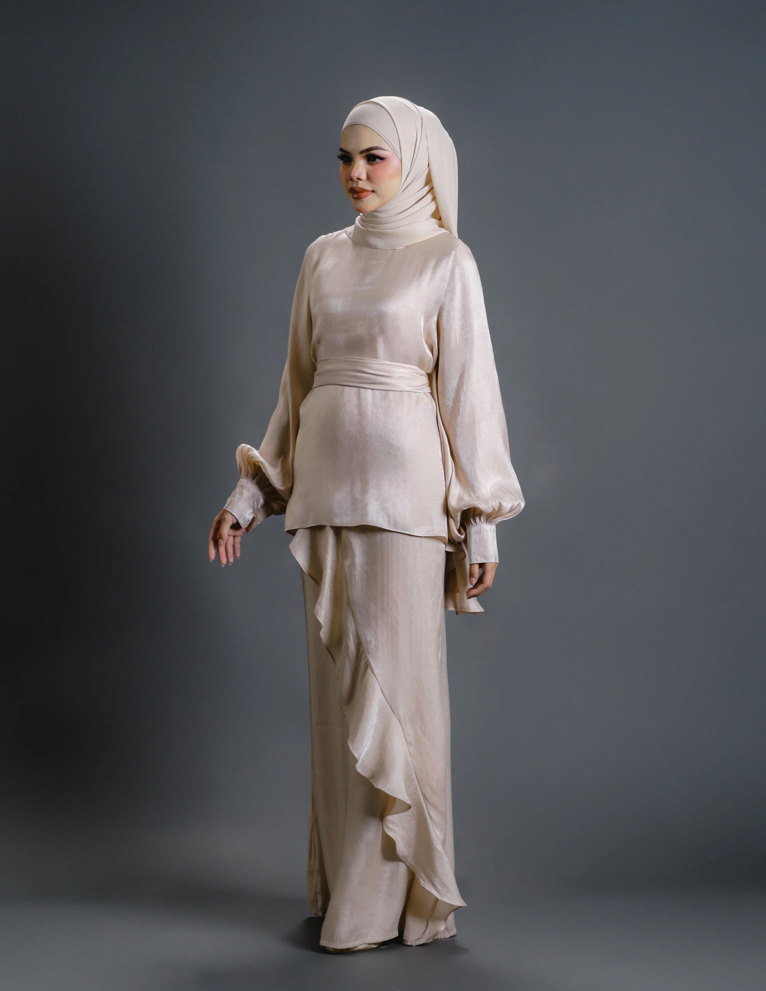 AINARA KURUNG (BEIGE) - Image 3