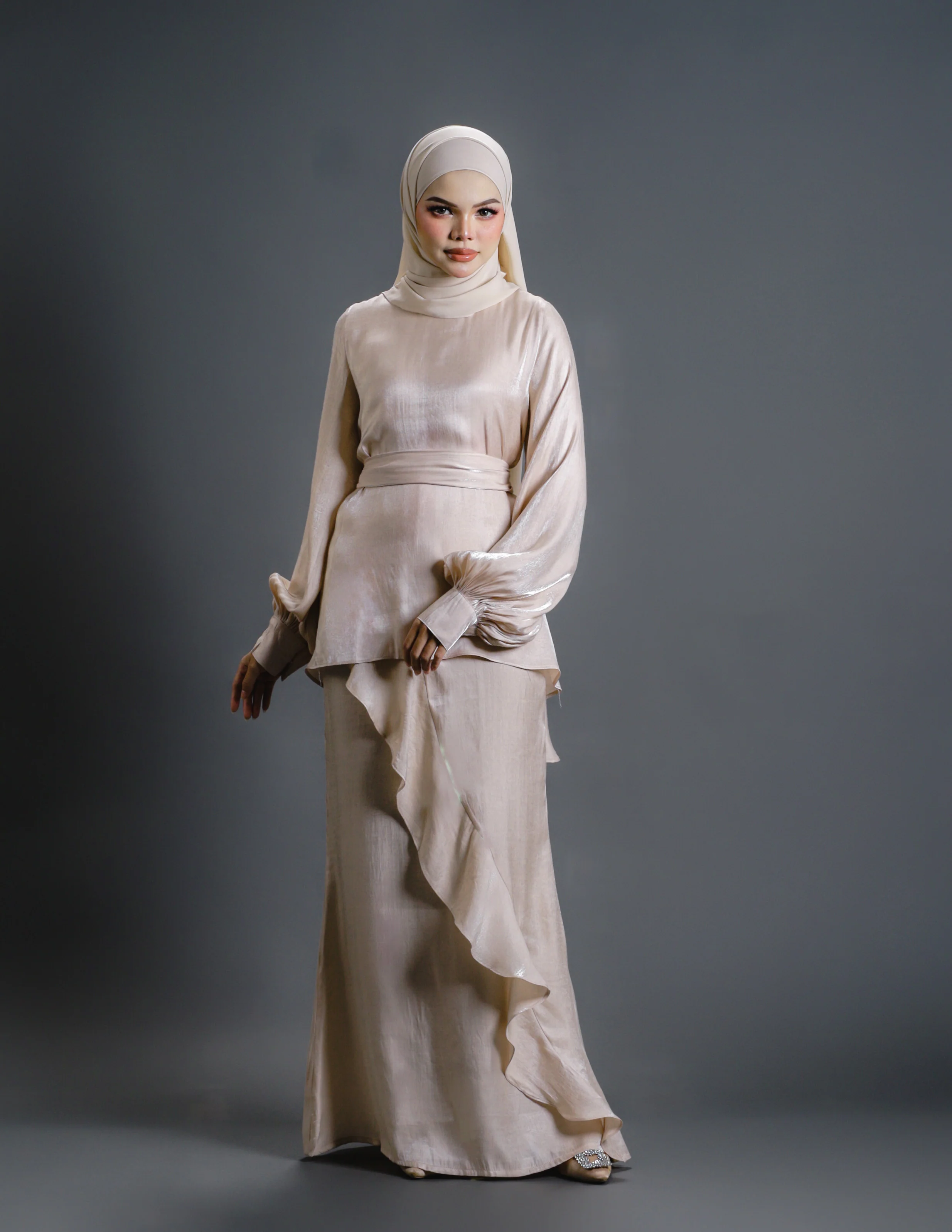 AINARA KURUNG (BEIGE) - Image 4