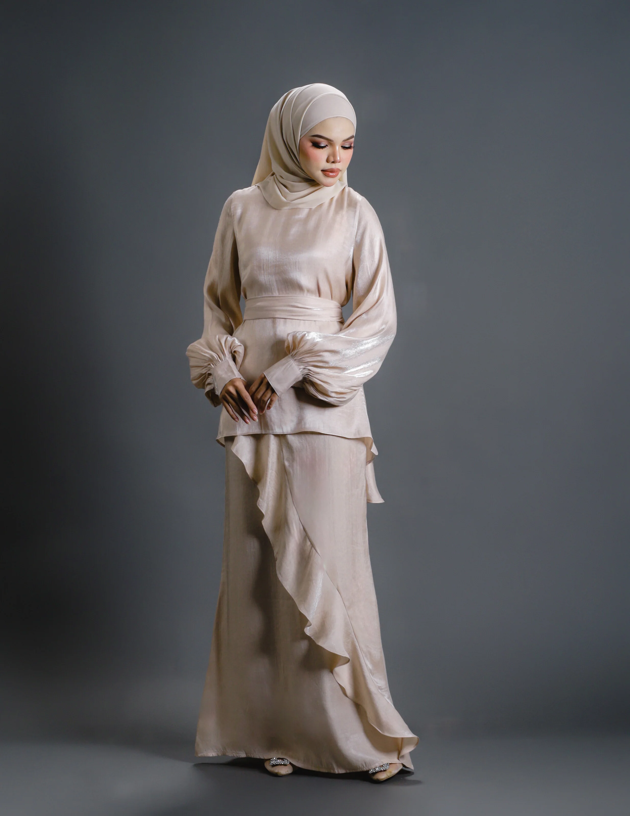 AINARA KURUNG (BEIGE) - Image 5