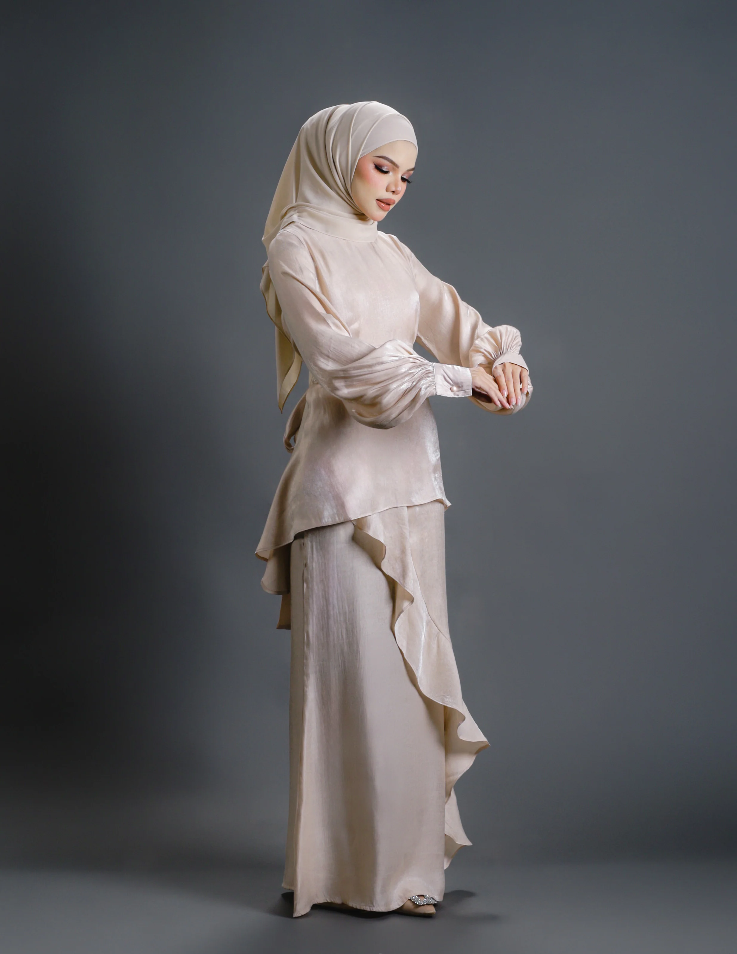 AINARA KURUNG (BEIGE) - Image 6