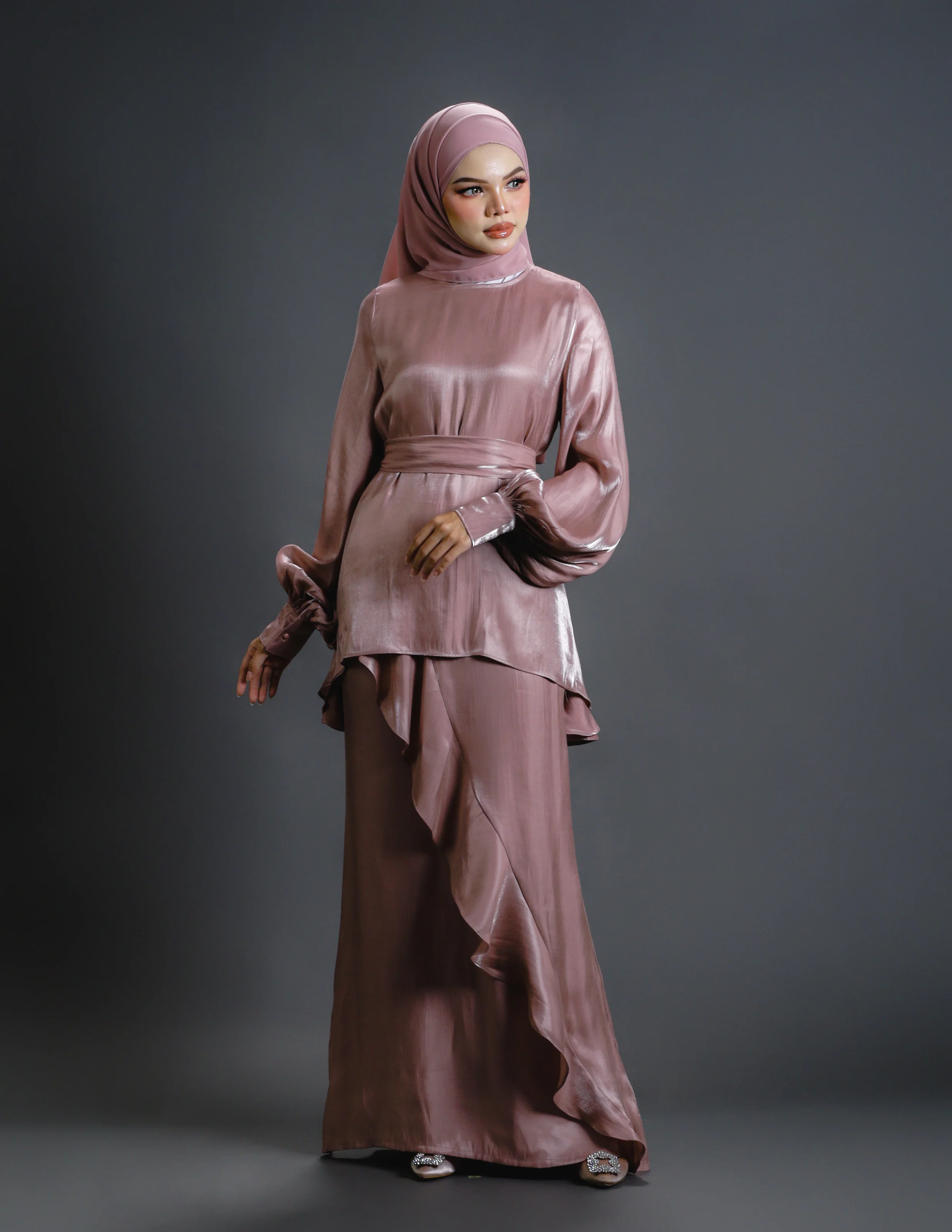 AINARA KURUNG (DUSTY PINK) - Image 3