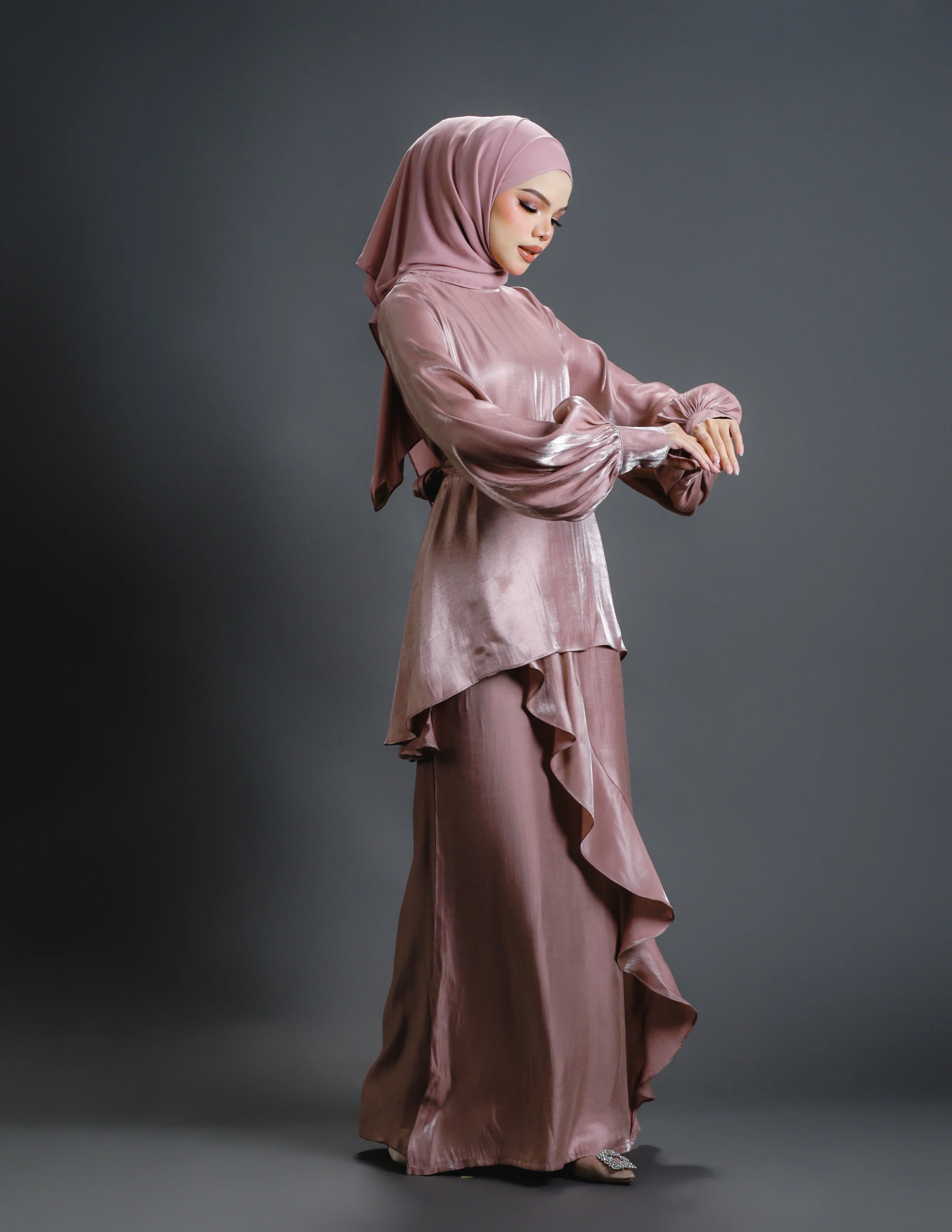 AINARA KURUNG (DUSTY PINK) - Image 6
