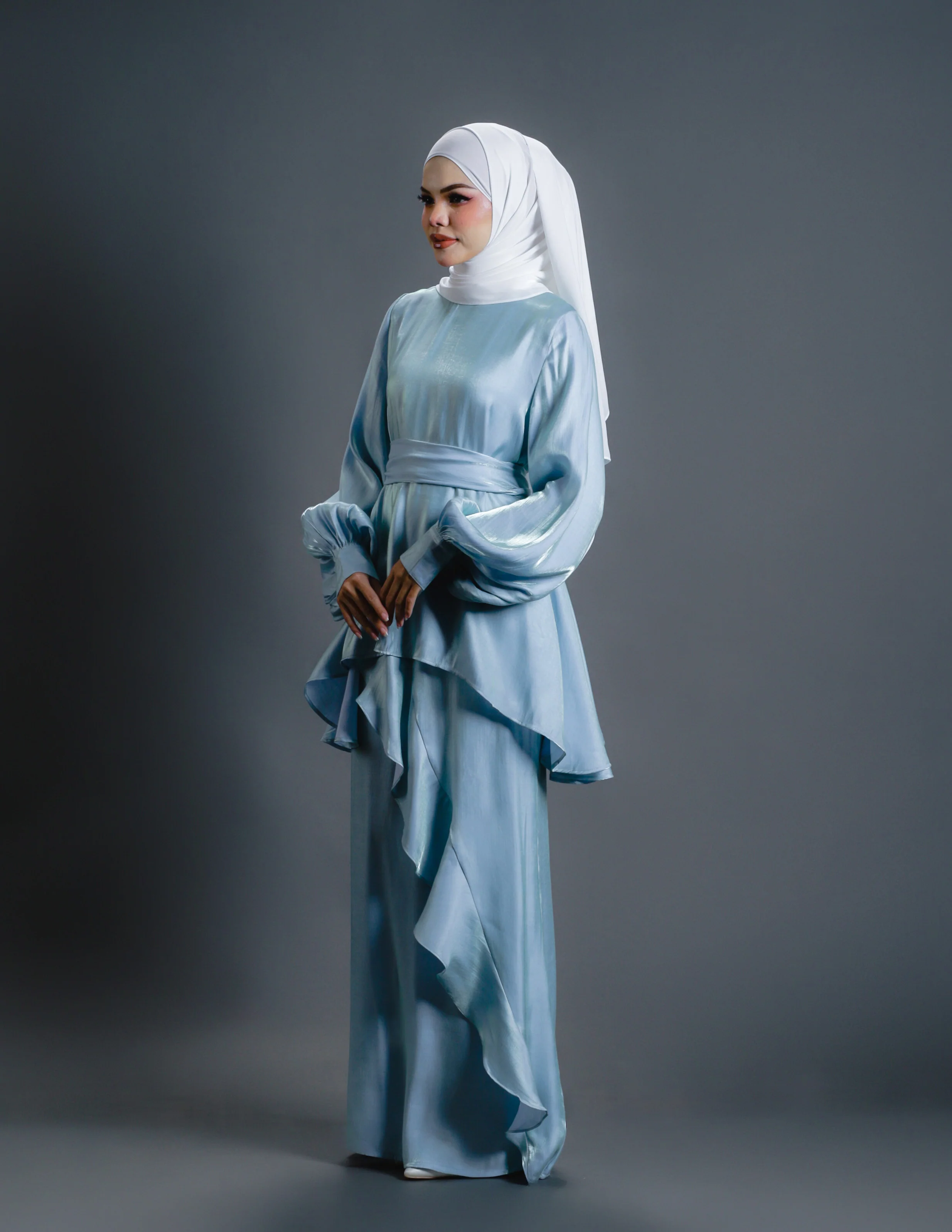 AINARA KURUNG (LIGHT BLUE) - Image 3