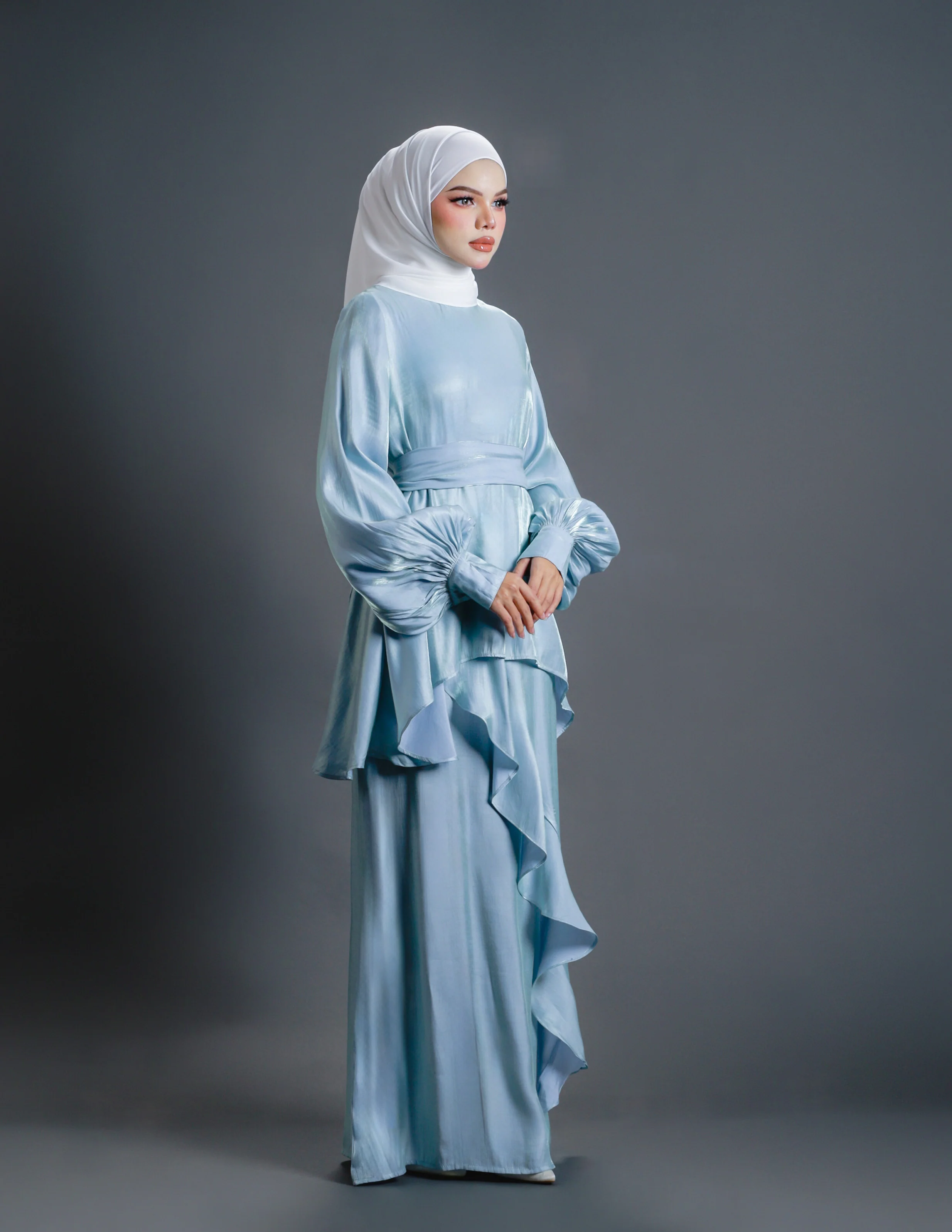 AINARA KURUNG (LIGHT BLUE) - Image 4