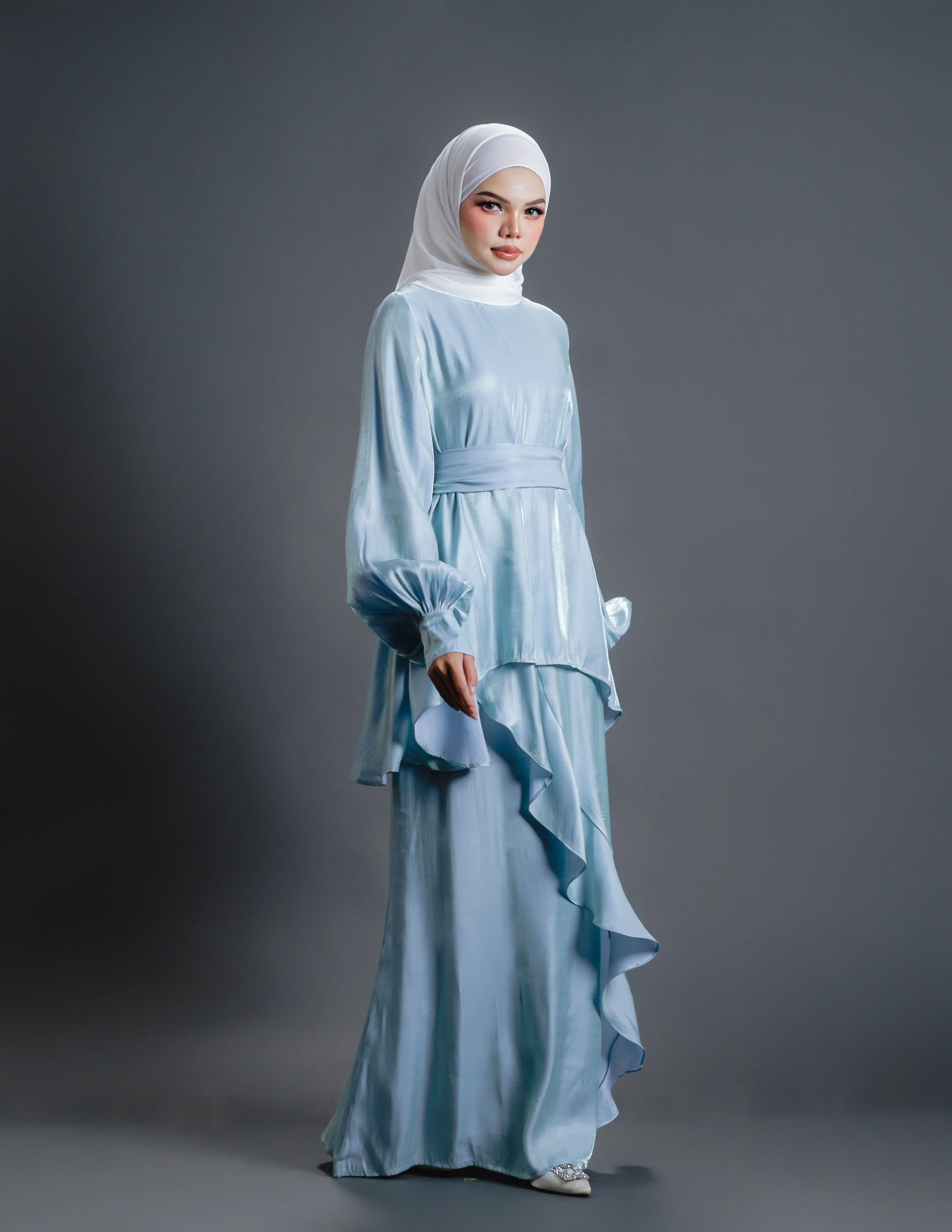 AINARA KURUNG (LIGHT BLUE) - Image 5