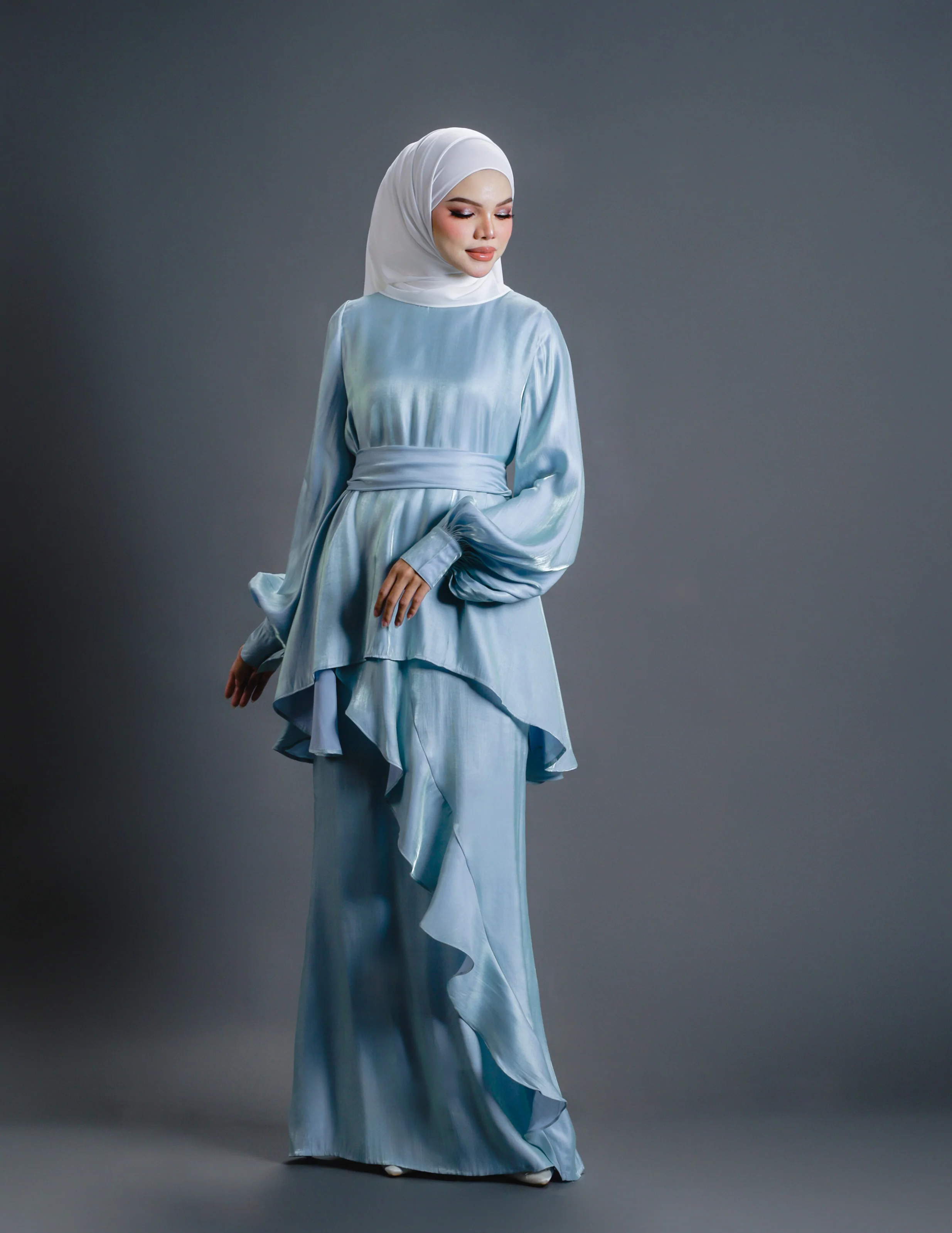 AINARA KURUNG (LIGHT BLUE) - Image 6