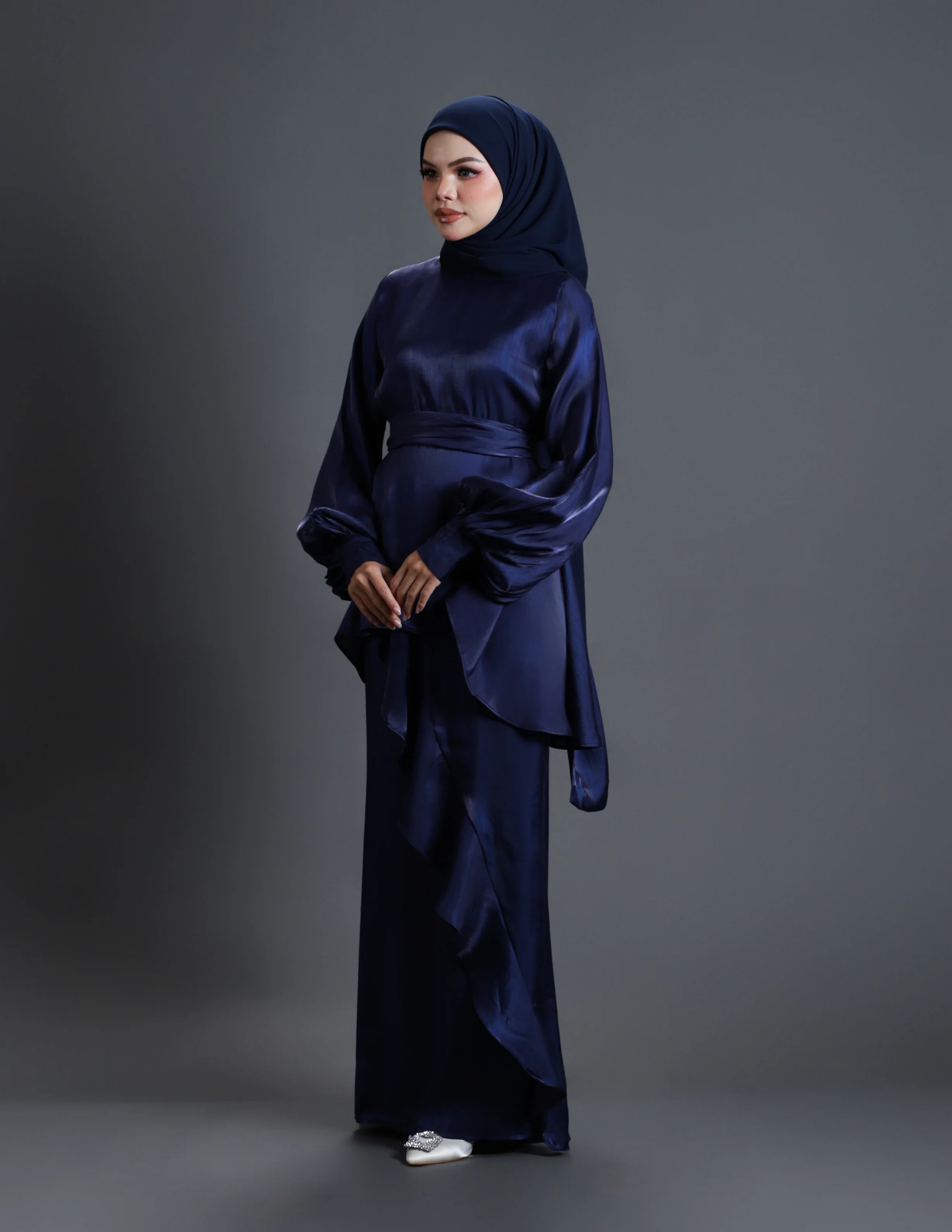 AINARA KURUNG (NAVY BLUE) - Image 4