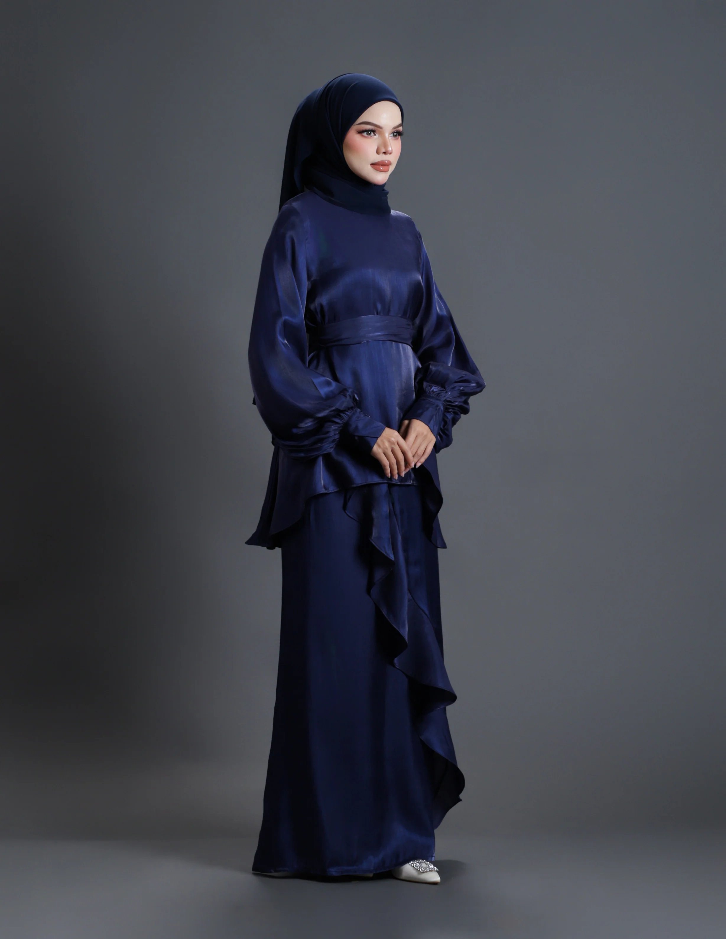 AINARA KURUNG (NAVY BLUE) - Image 5