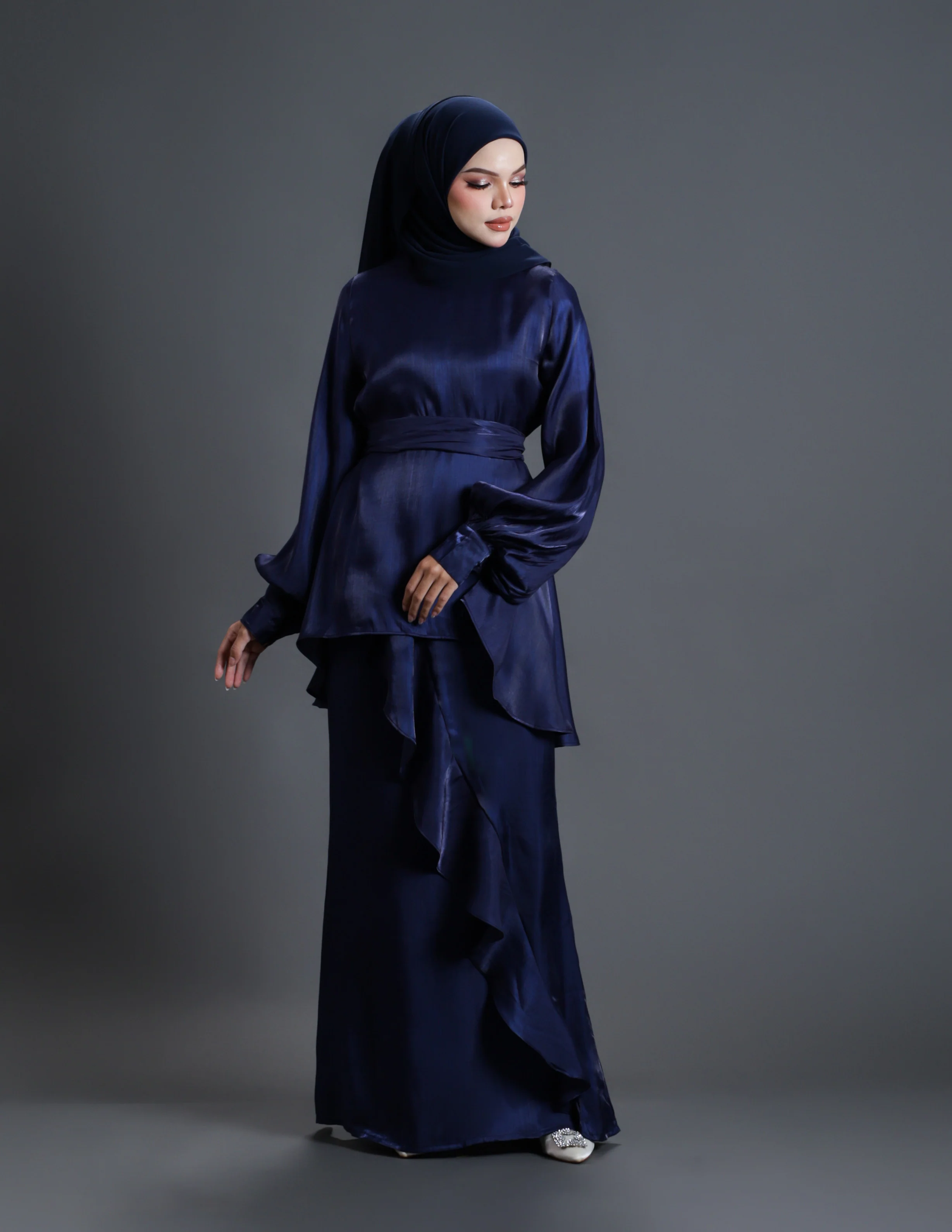 AINARA KURUNG (NAVY BLUE) - Image 6