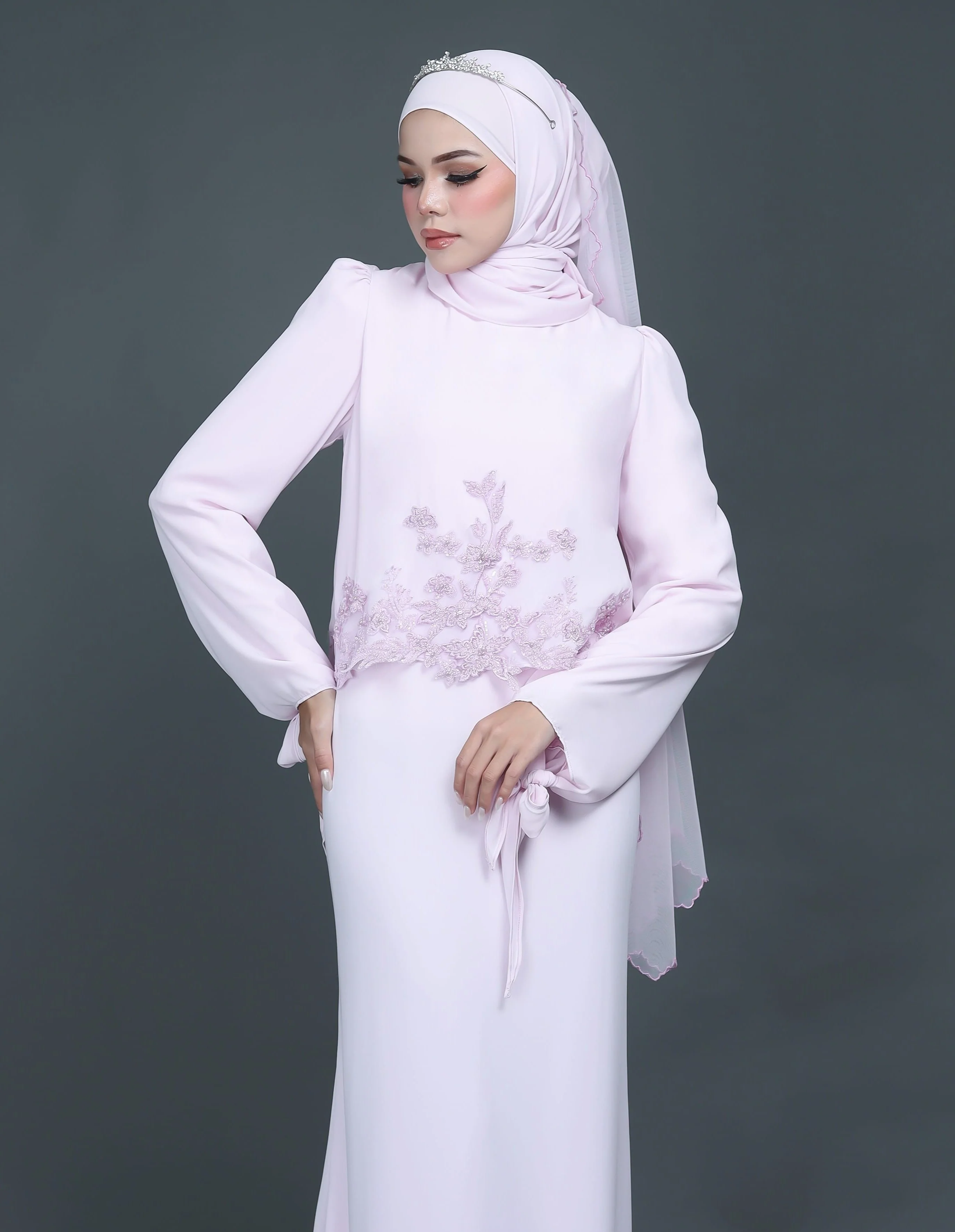 ARALYN DRESS (LILAC) - Image 3