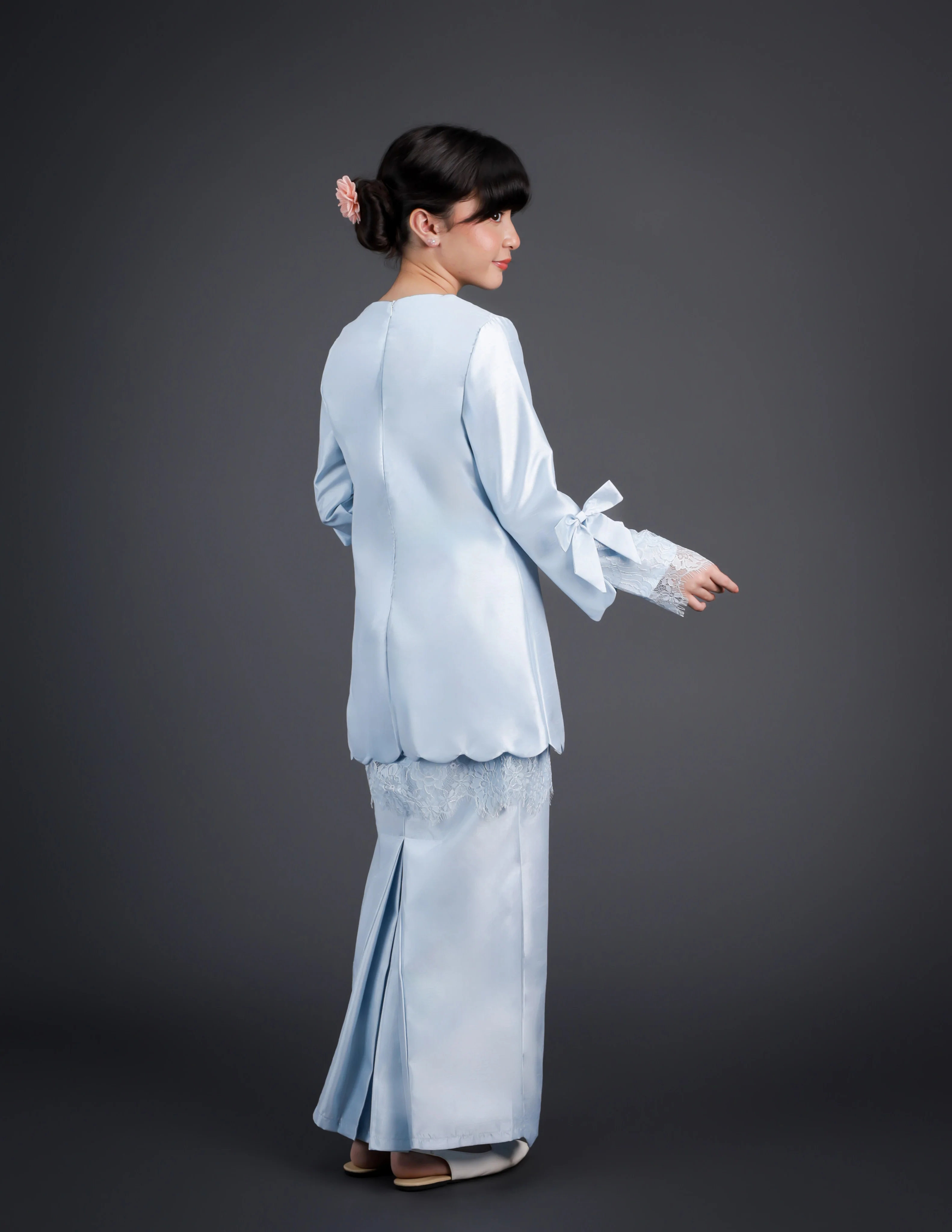 ARIYANA KEBAYA KIDS (BABY BLUE) - Image 5