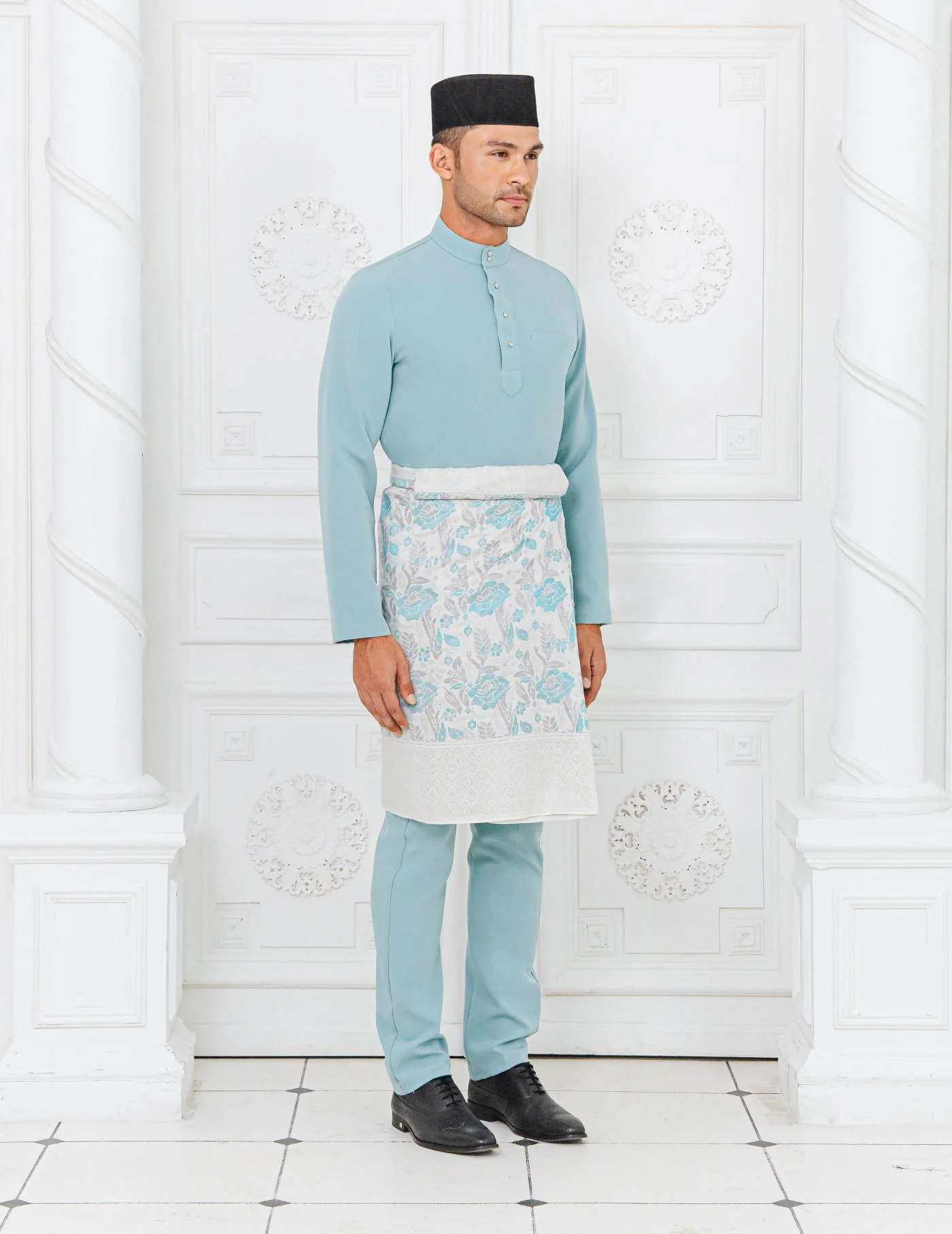 BAJU MELAYU (MISTY BLUE) - Image 3