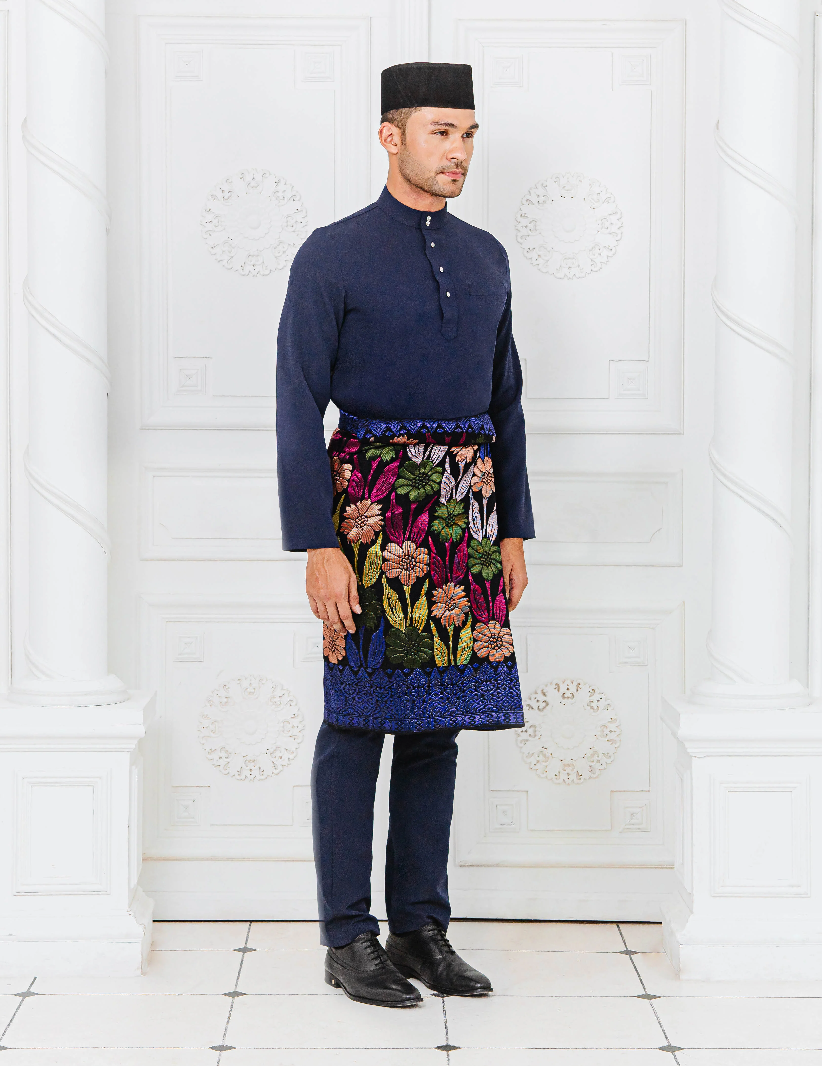 BAJU MELAYU (NAVY BLUE) - Image 3