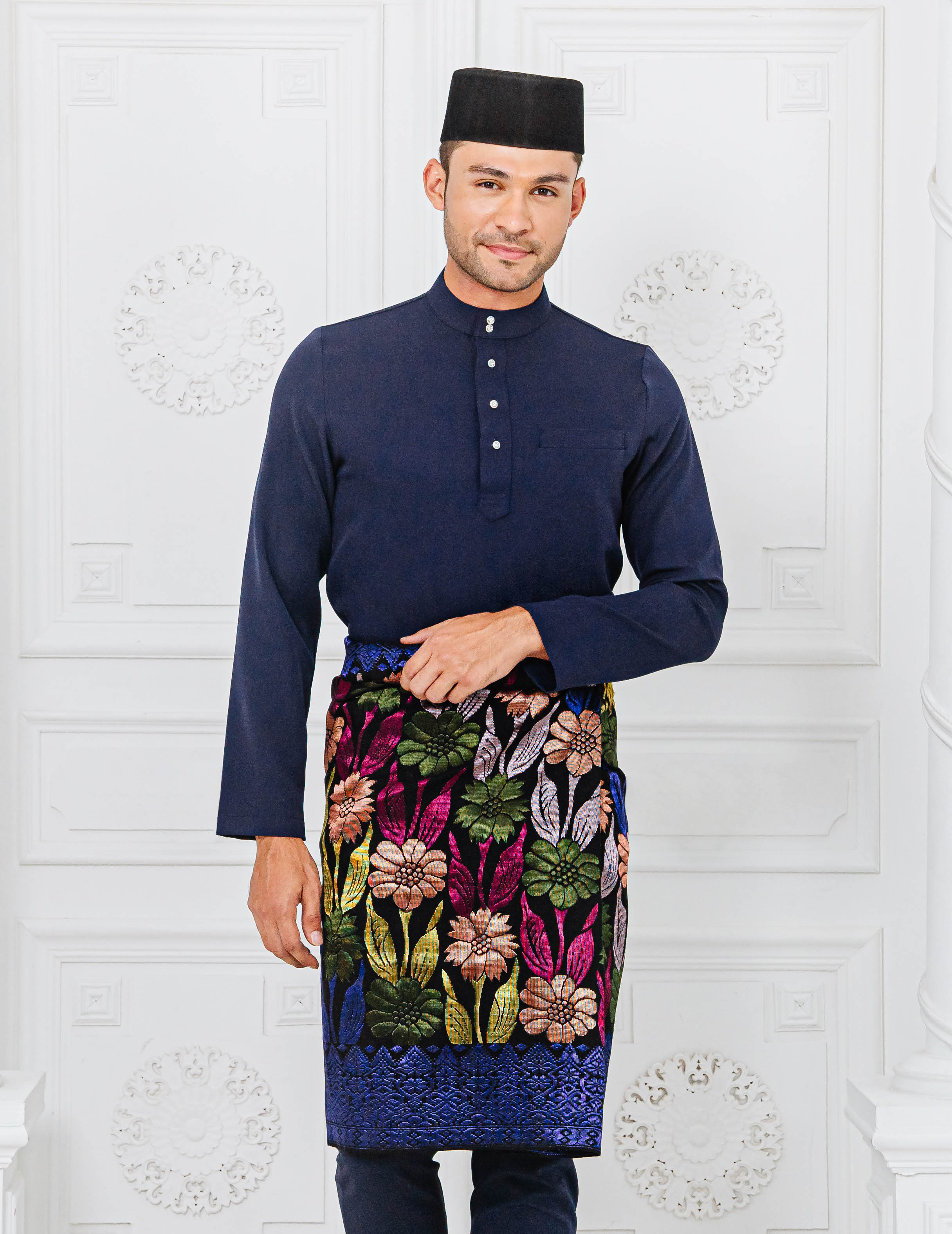 BAJU MELAYU (NAVY BLUE) - Image 4