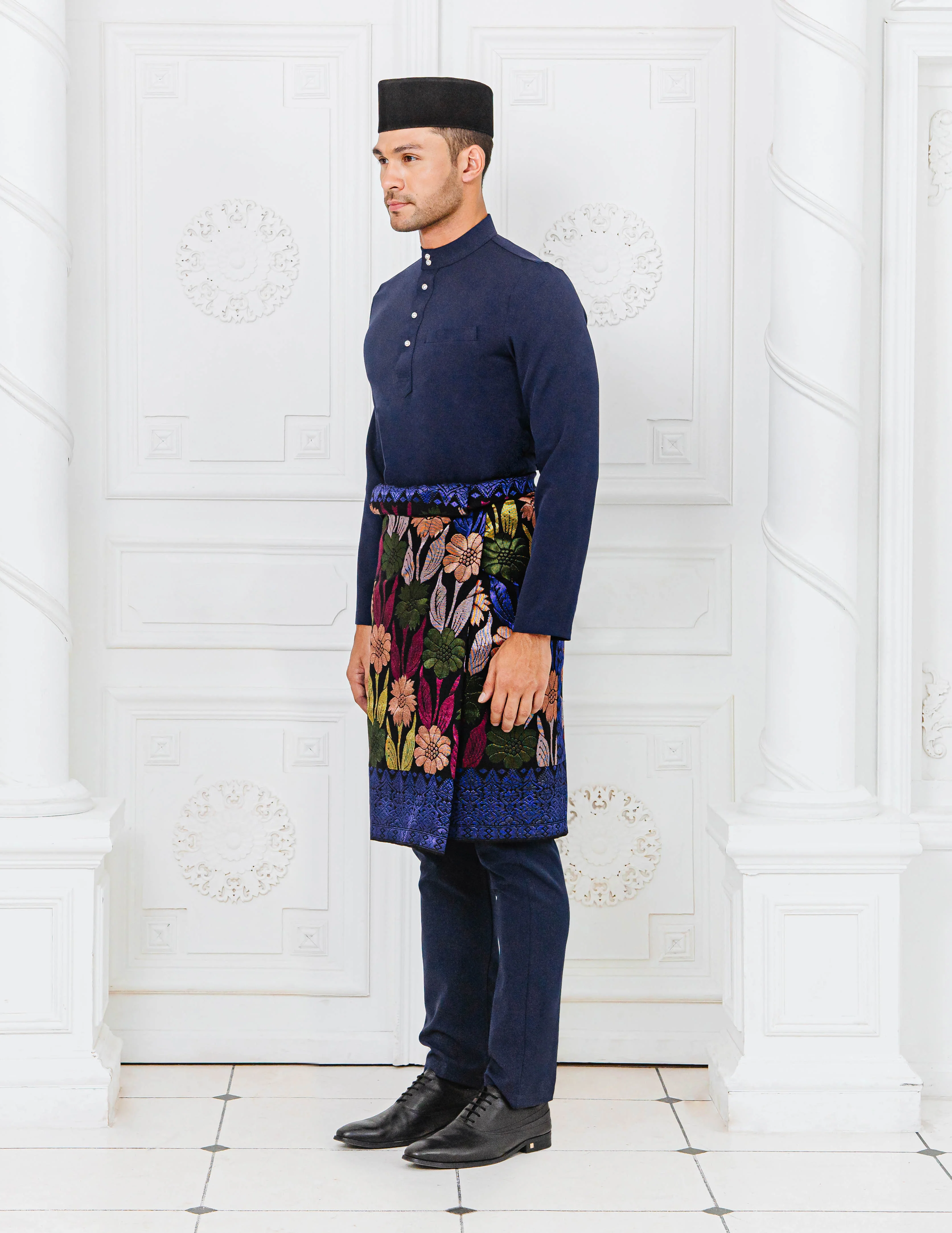 BAJU MELAYU (NAVY BLUE) - Image 5