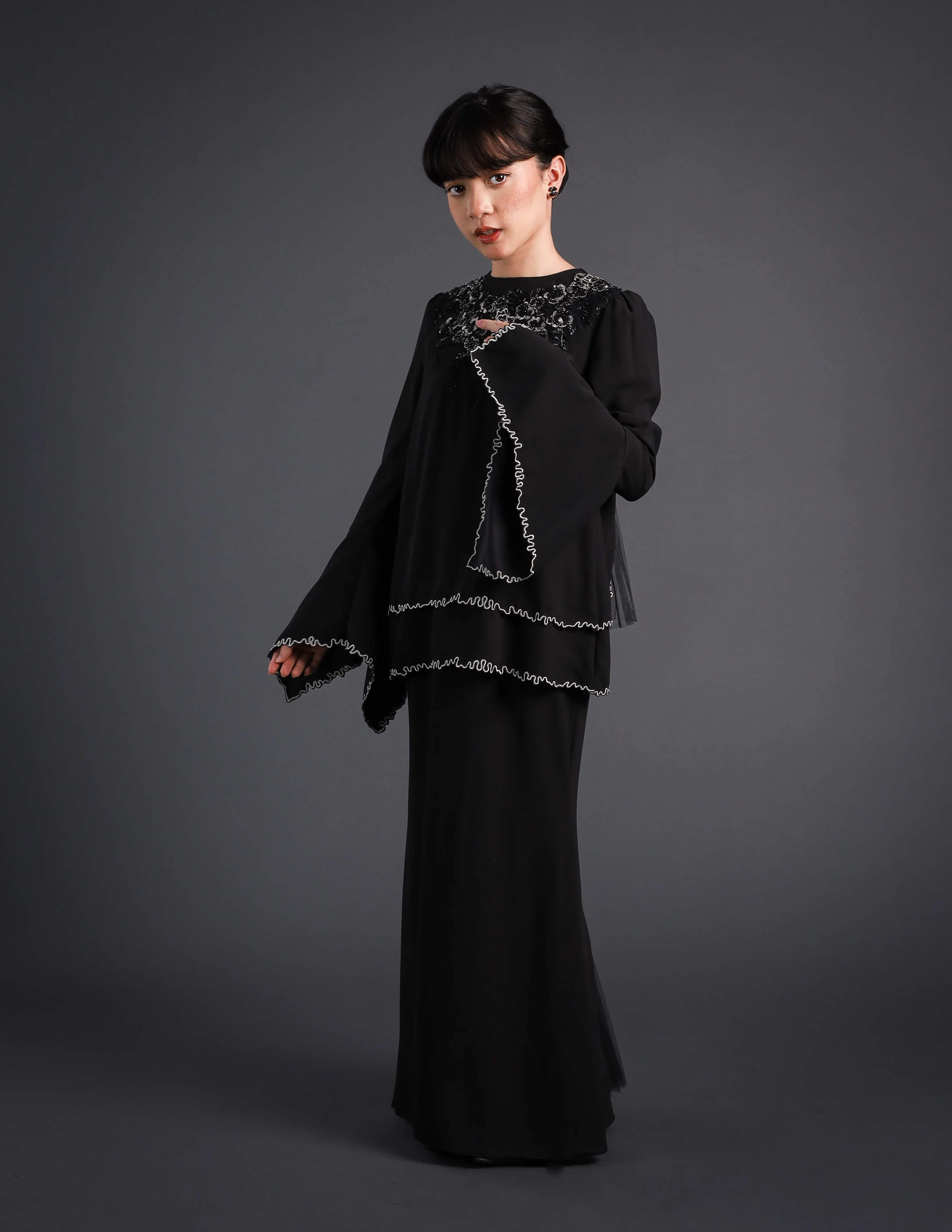 EMMELYN KURUNG KIDS (BLACK) - Image 3