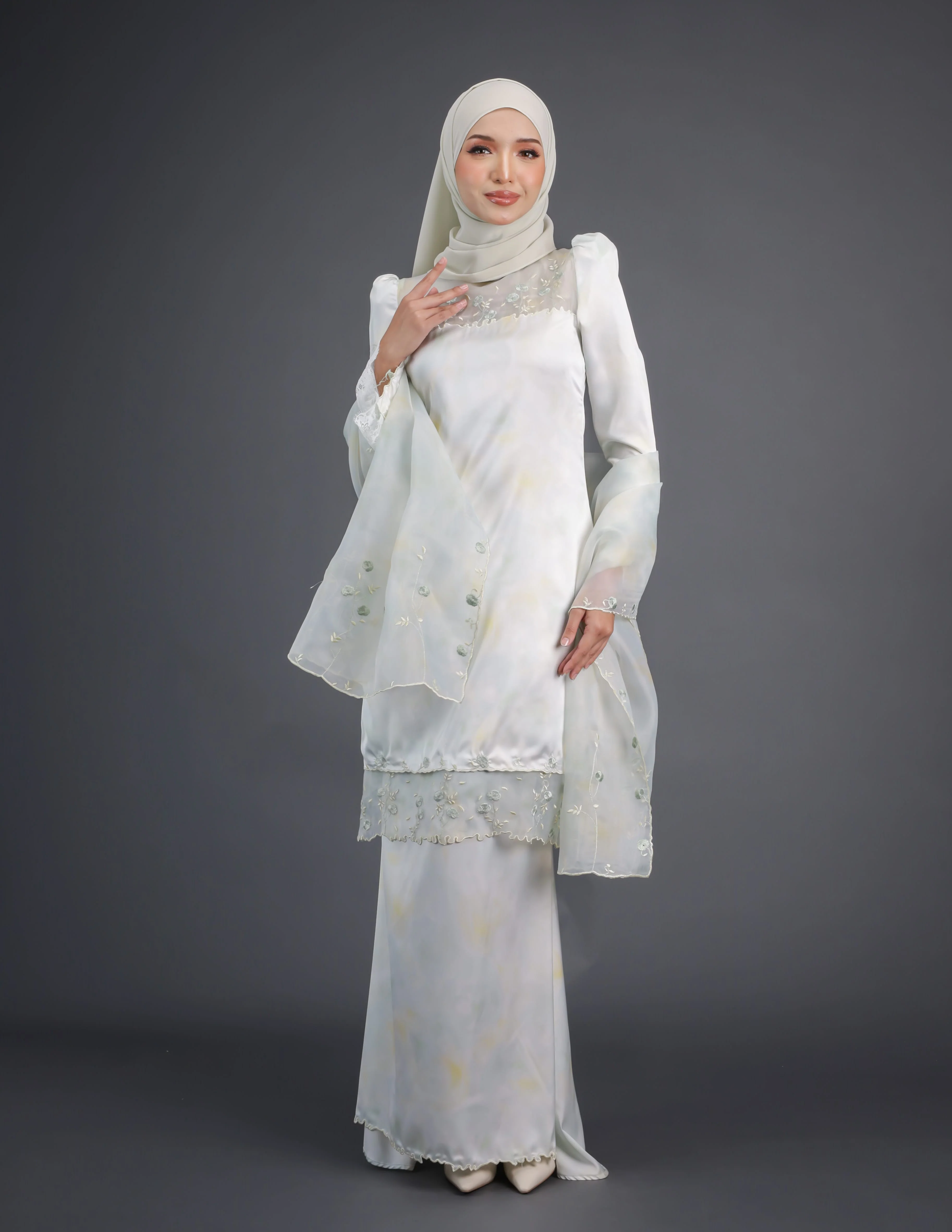 FALISHA SELENDANG (GREEN YELLOW) - Image 3