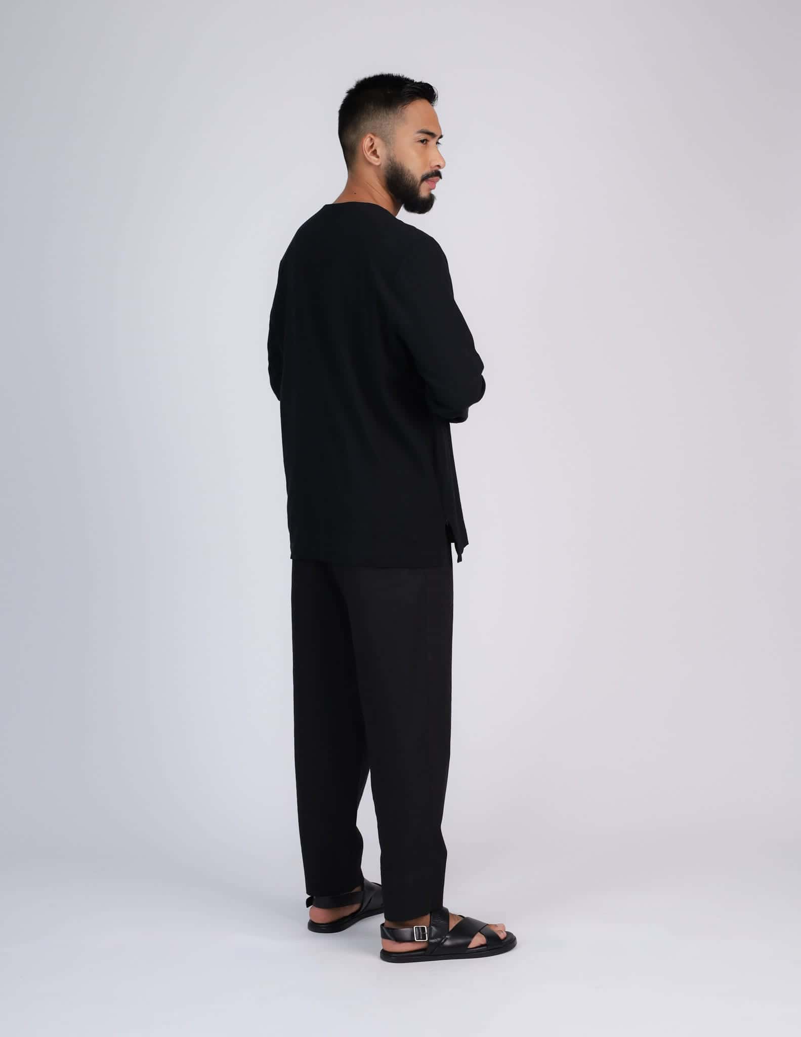 HAIDAR KURTA (BLACK) - Image 6