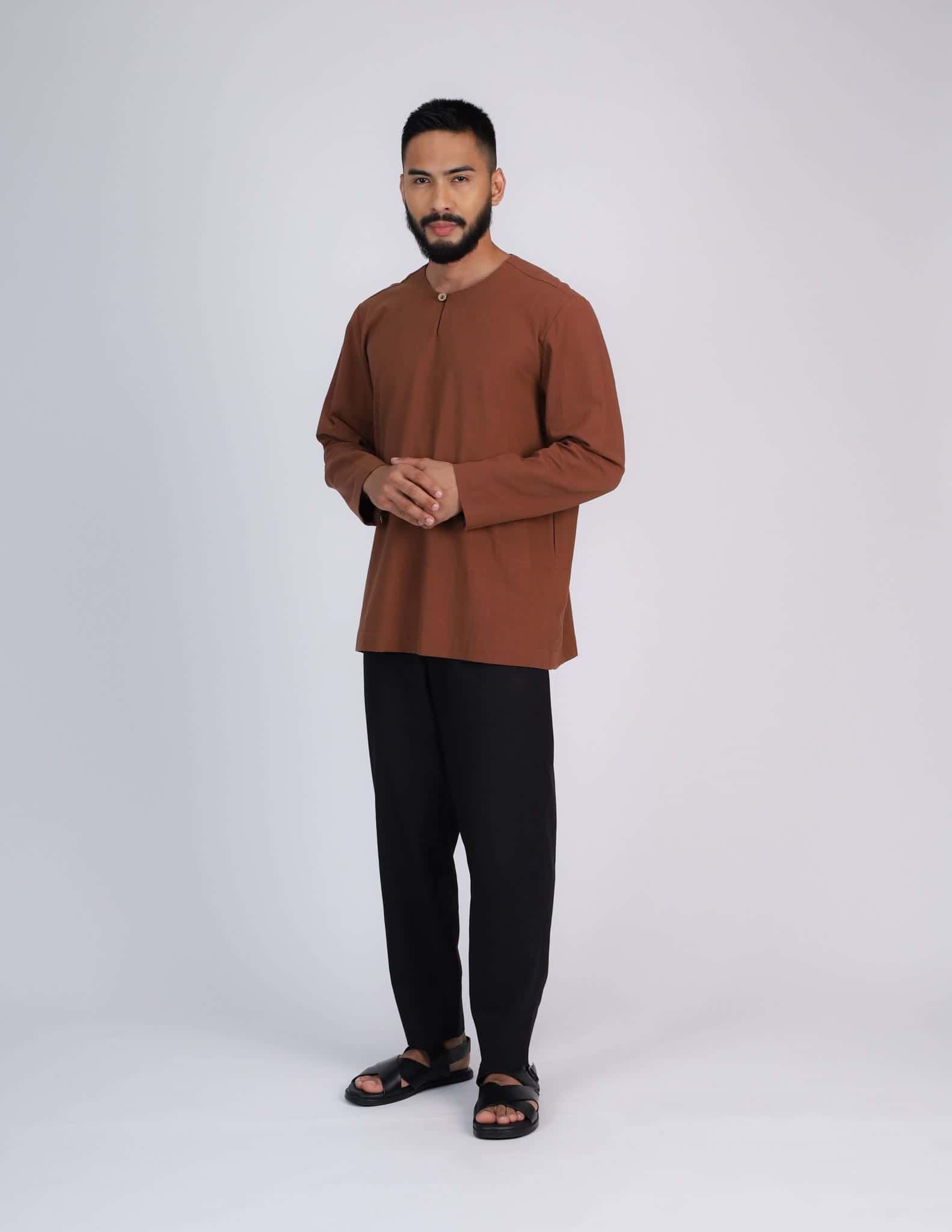 HAIDAR KURTA (BROWN) - Image 3