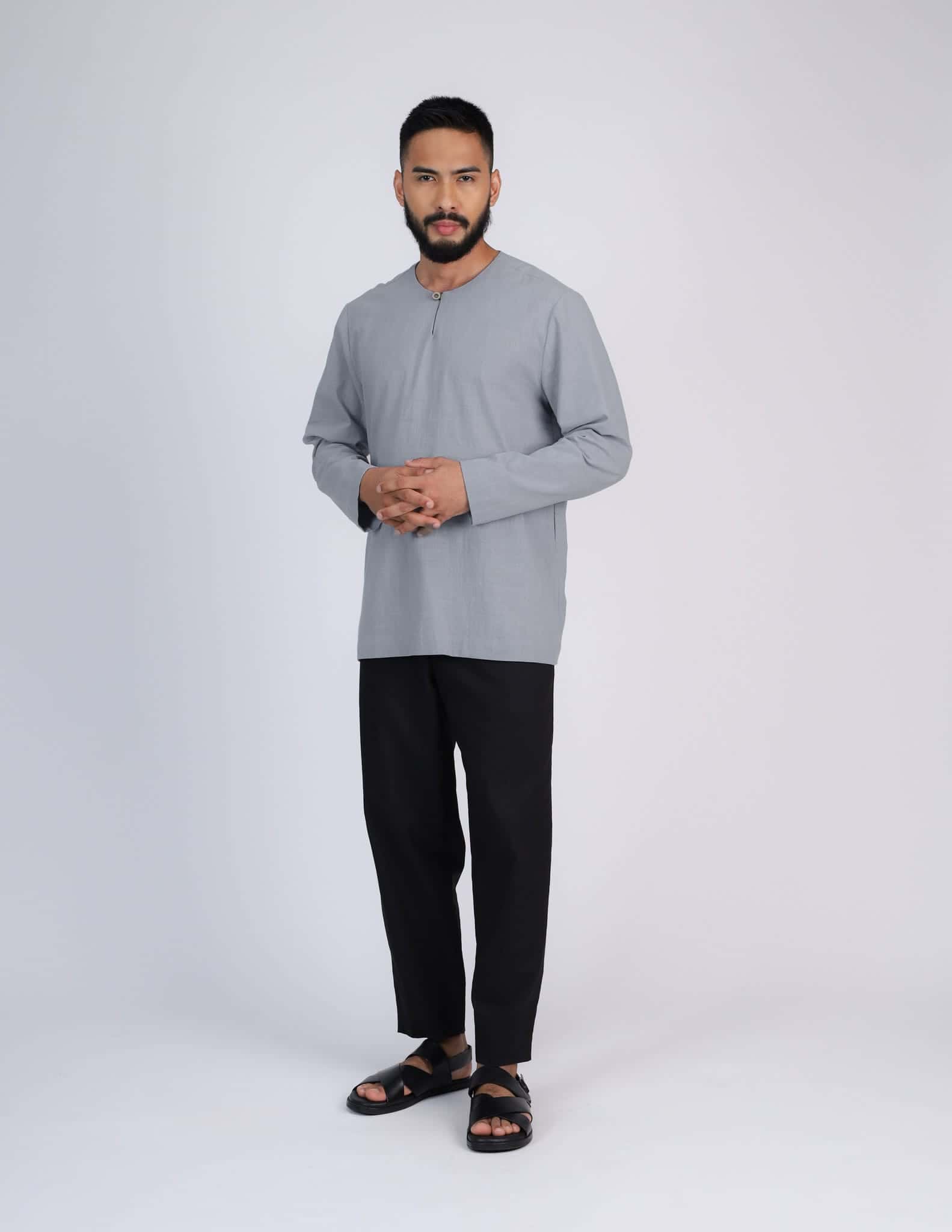 HAIDAR KURTA (GREY) - Image 4