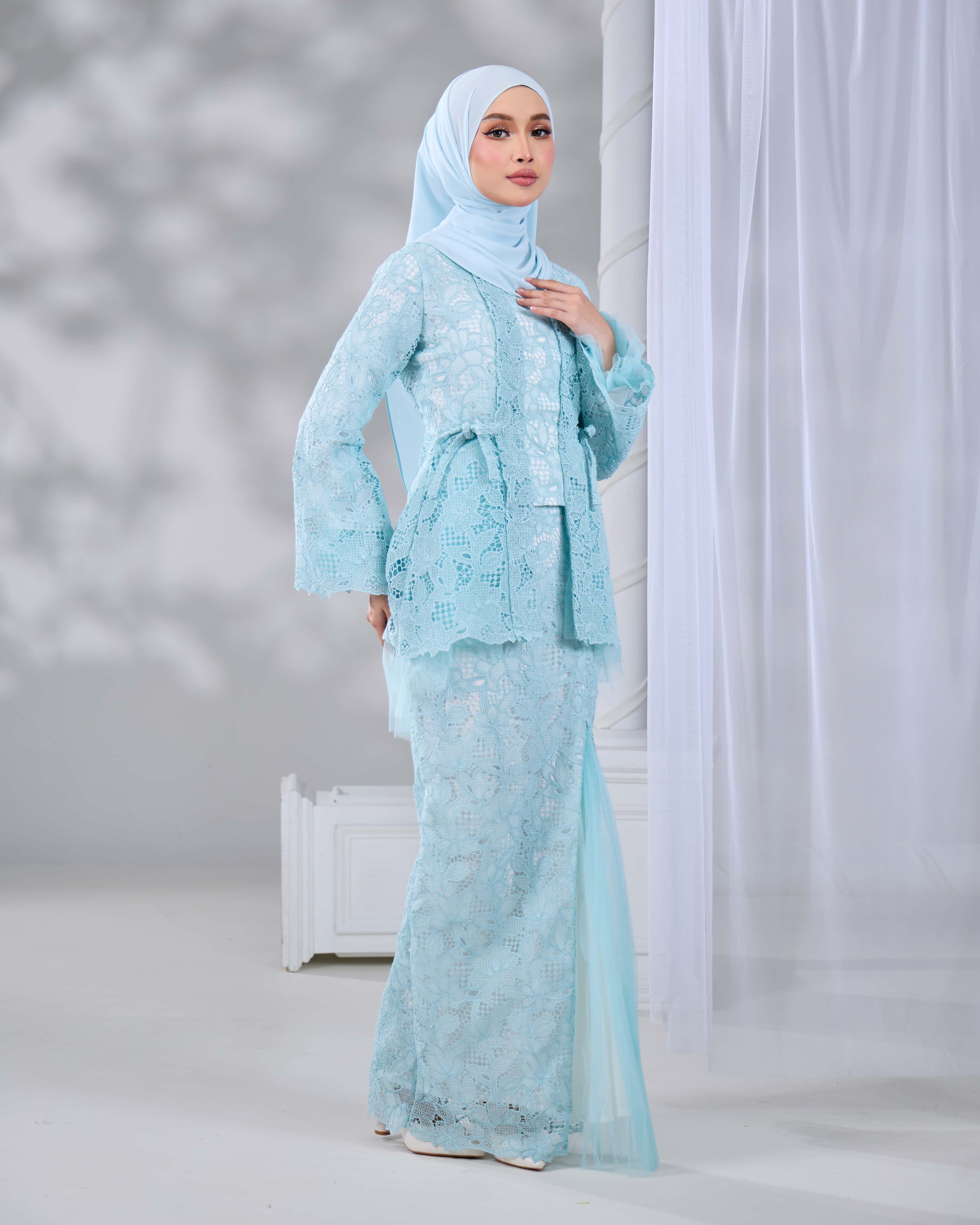 HANANIA KEBAYA (AQUA BLUE) - Image 3