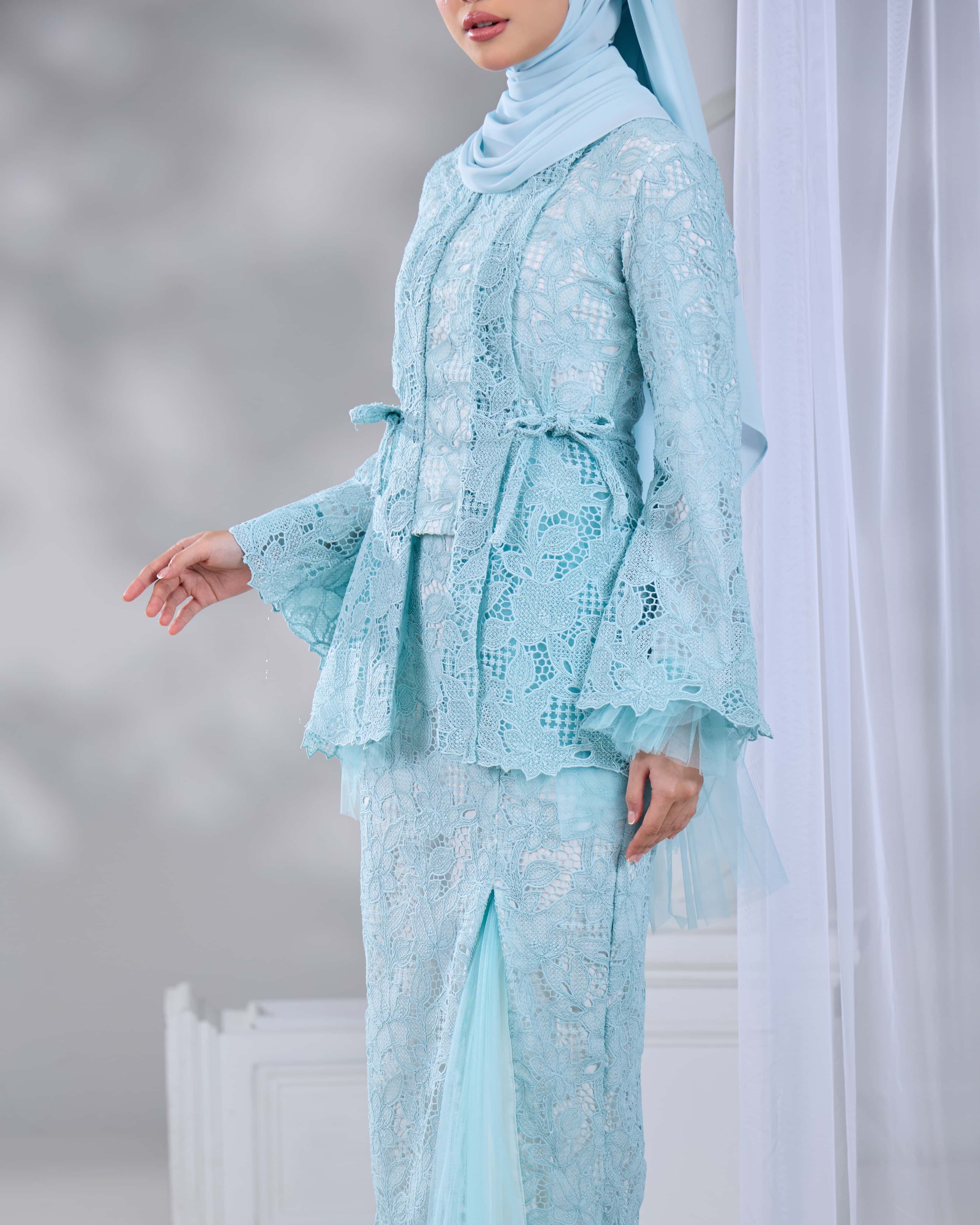 HANANIA KEBAYA (AQUA BLUE) - Image 5