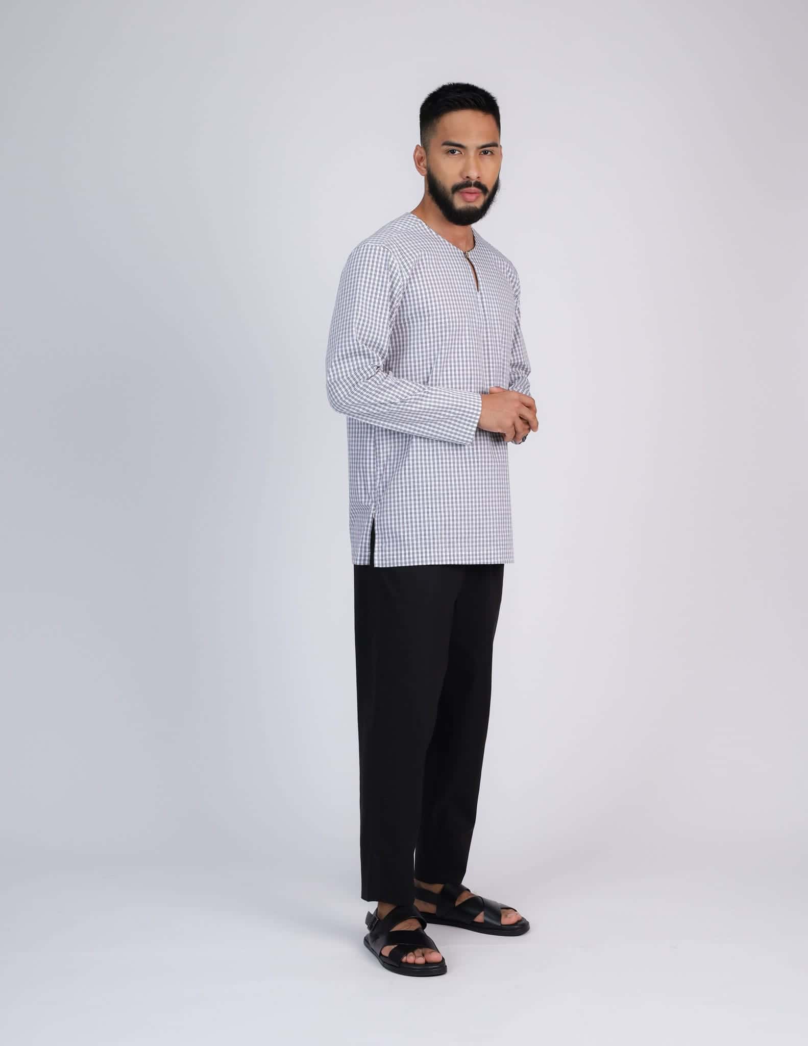 HAQEEM KURTA (WHITE) - Image 3