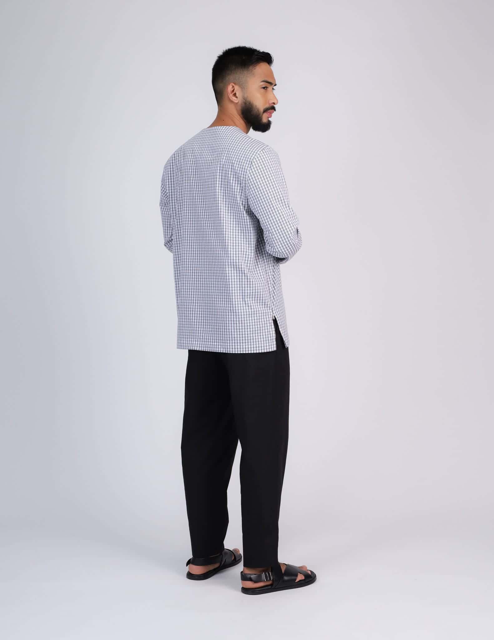 HAQEEM KURTA (WHITE) - Image 4