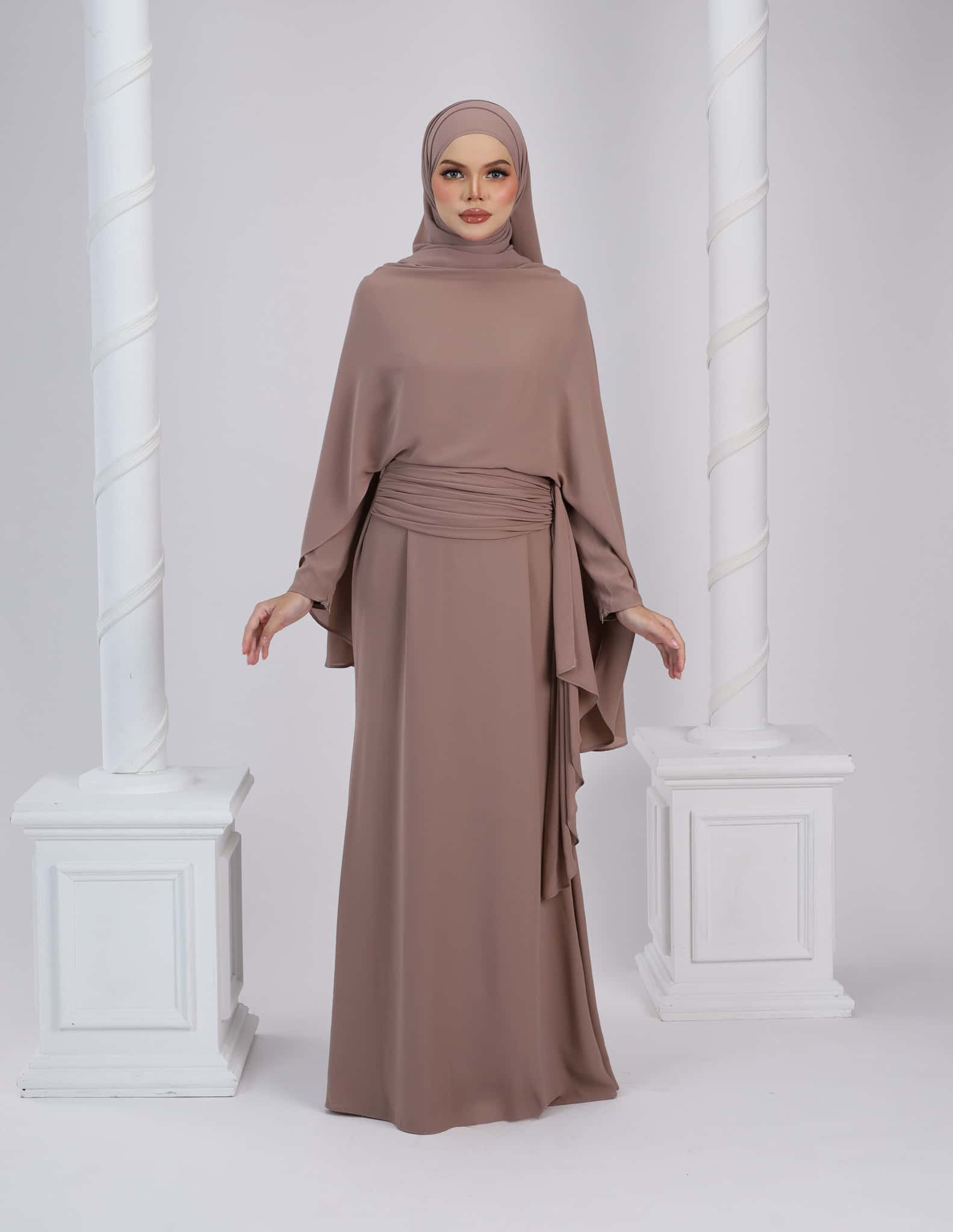 HYRA DRESS (KHAKI) - Image 3