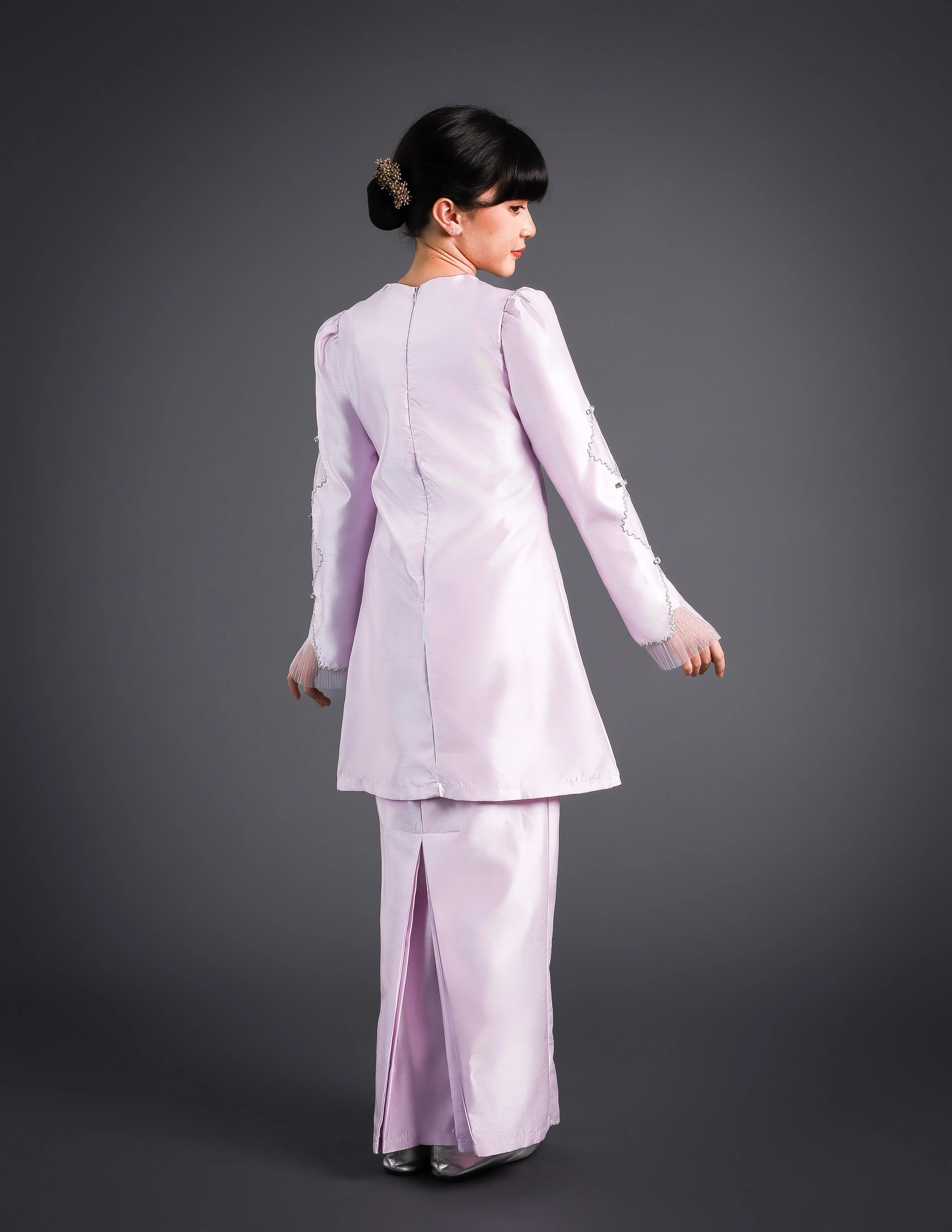 IRDINA KURUNG KIDS (LILAC) - Image 4