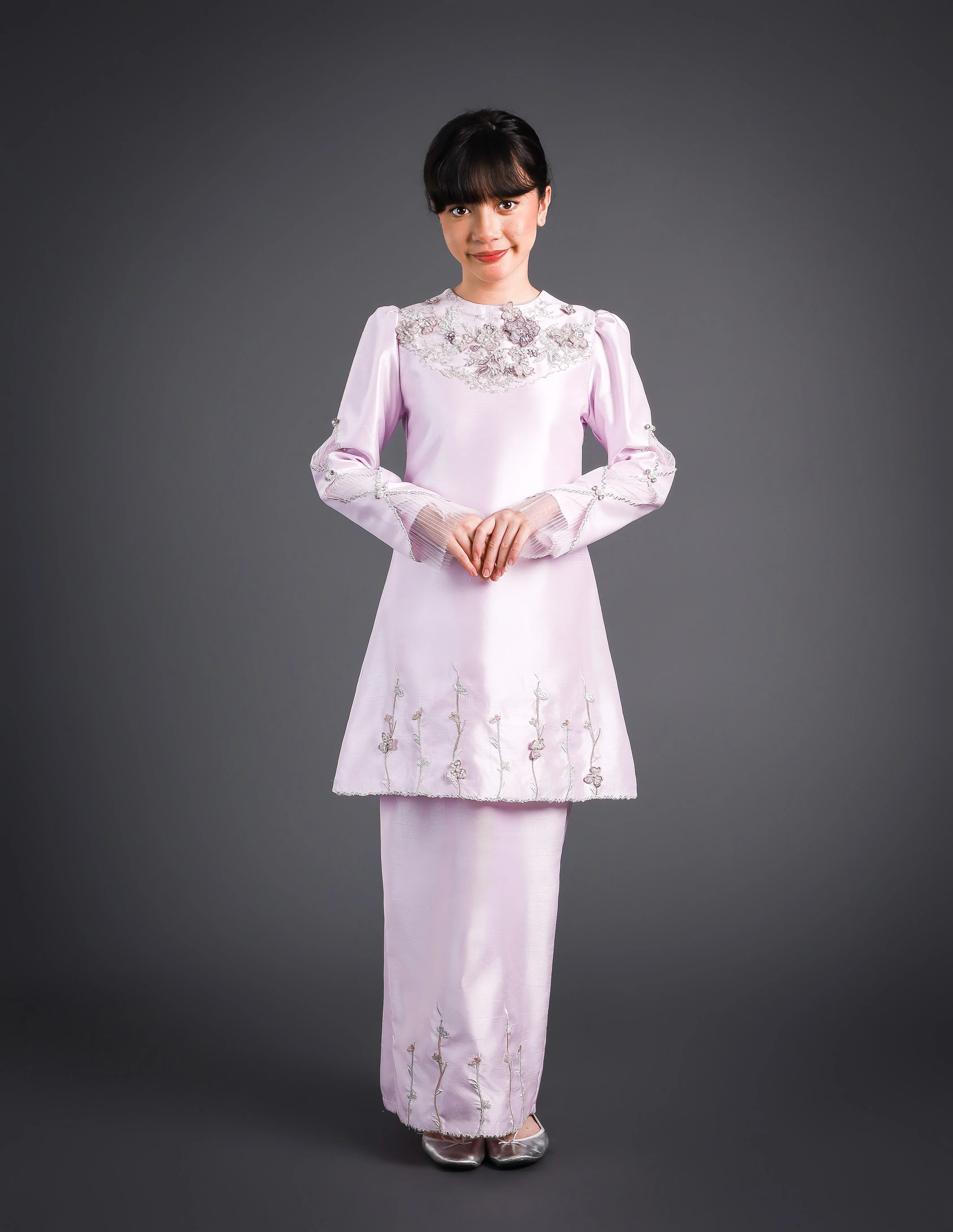IRDINA KURUNG KIDS (LILAC) - Image 7