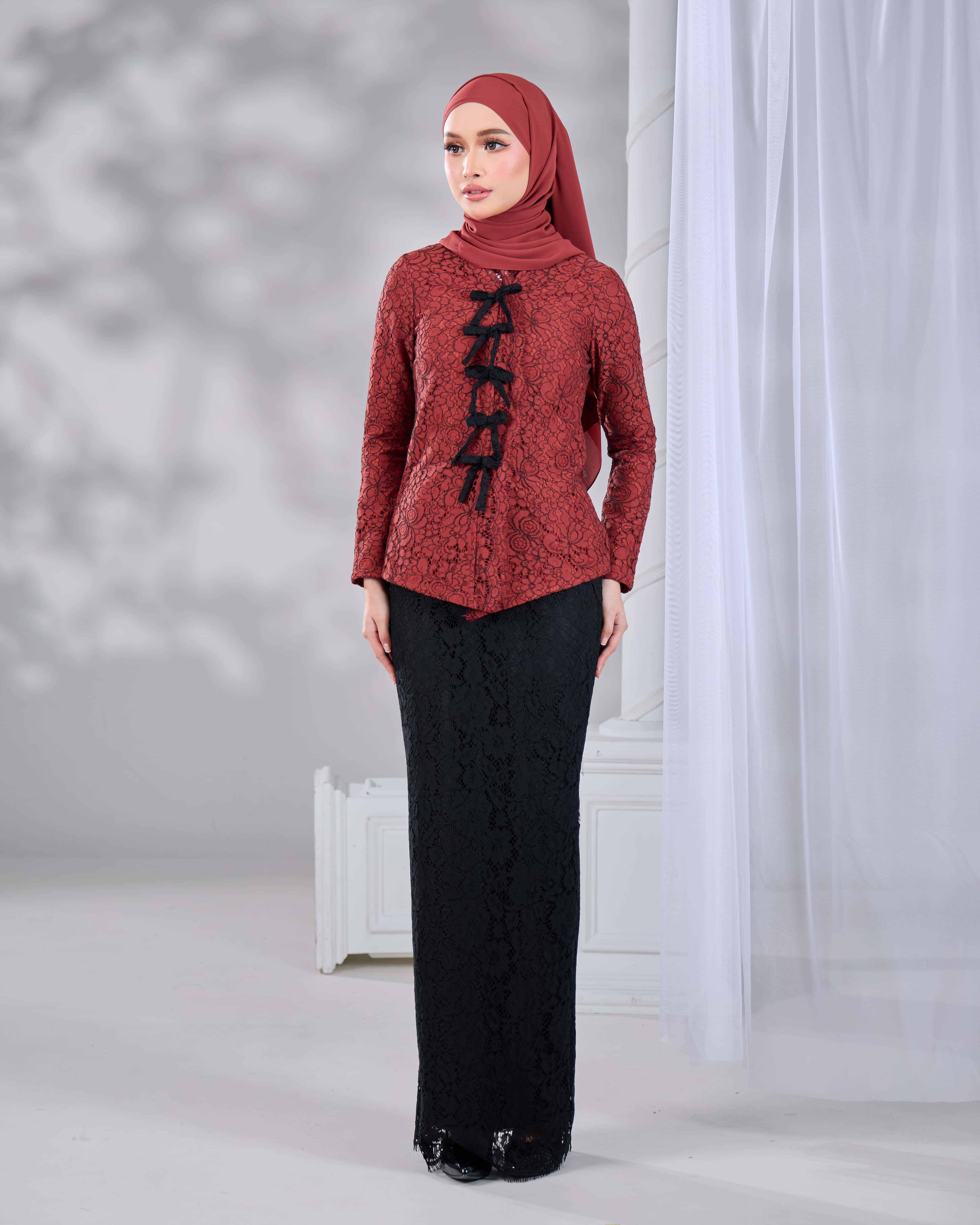 JULIA KEBAYA (BRICK ORANGE) - Image 3