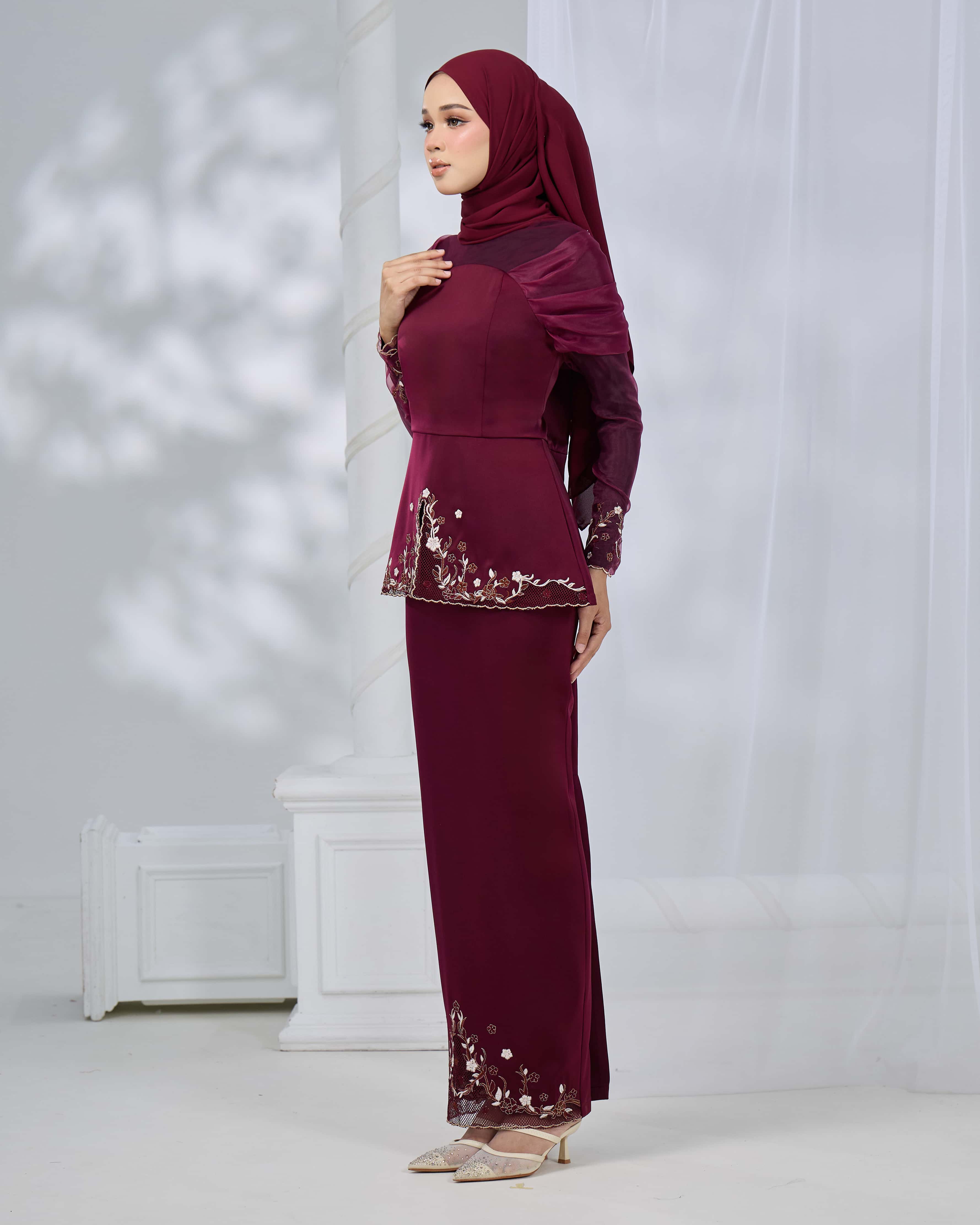 KIRANA KURUNG (BURGUNDY) - Image 4