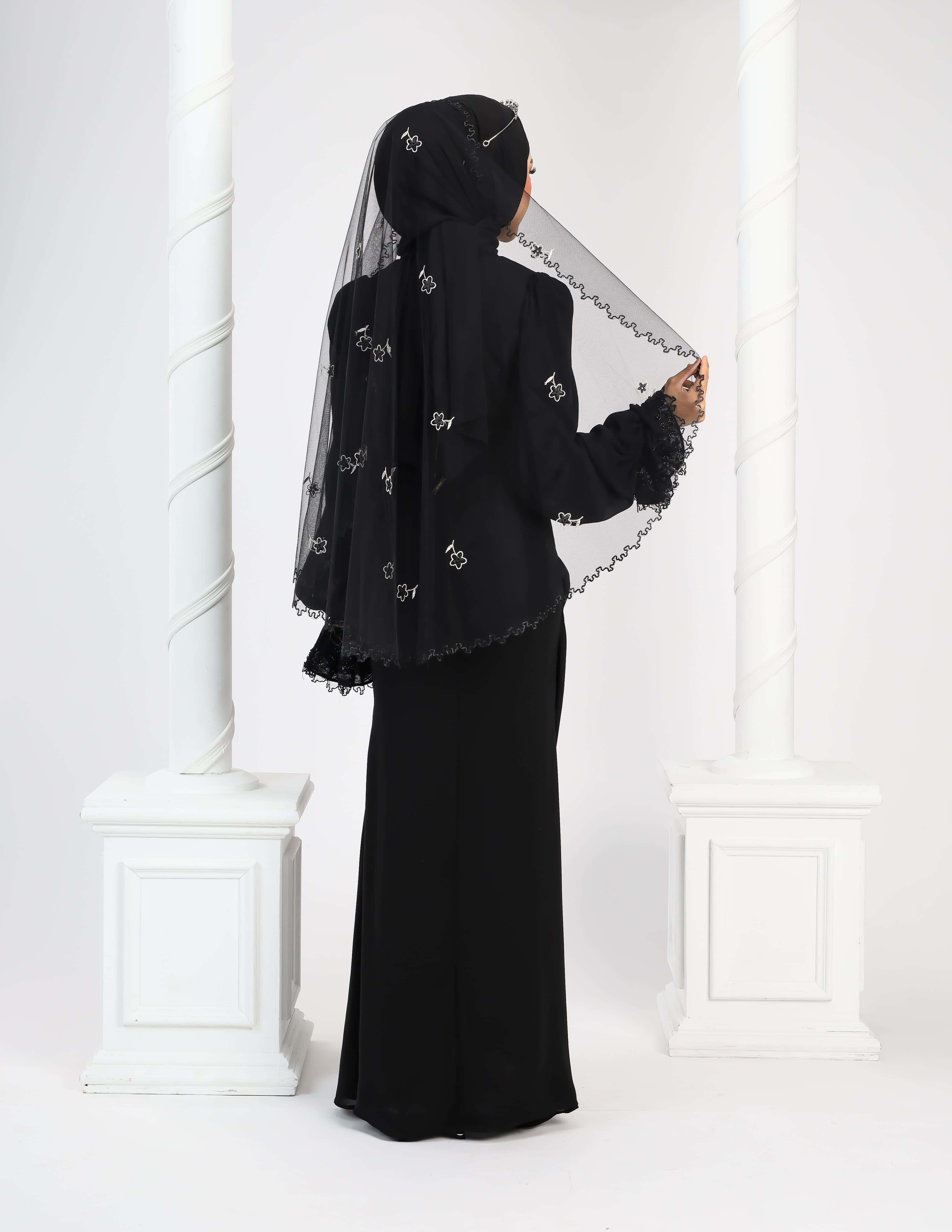 LENORA DRESS (BLACK) - Image 8