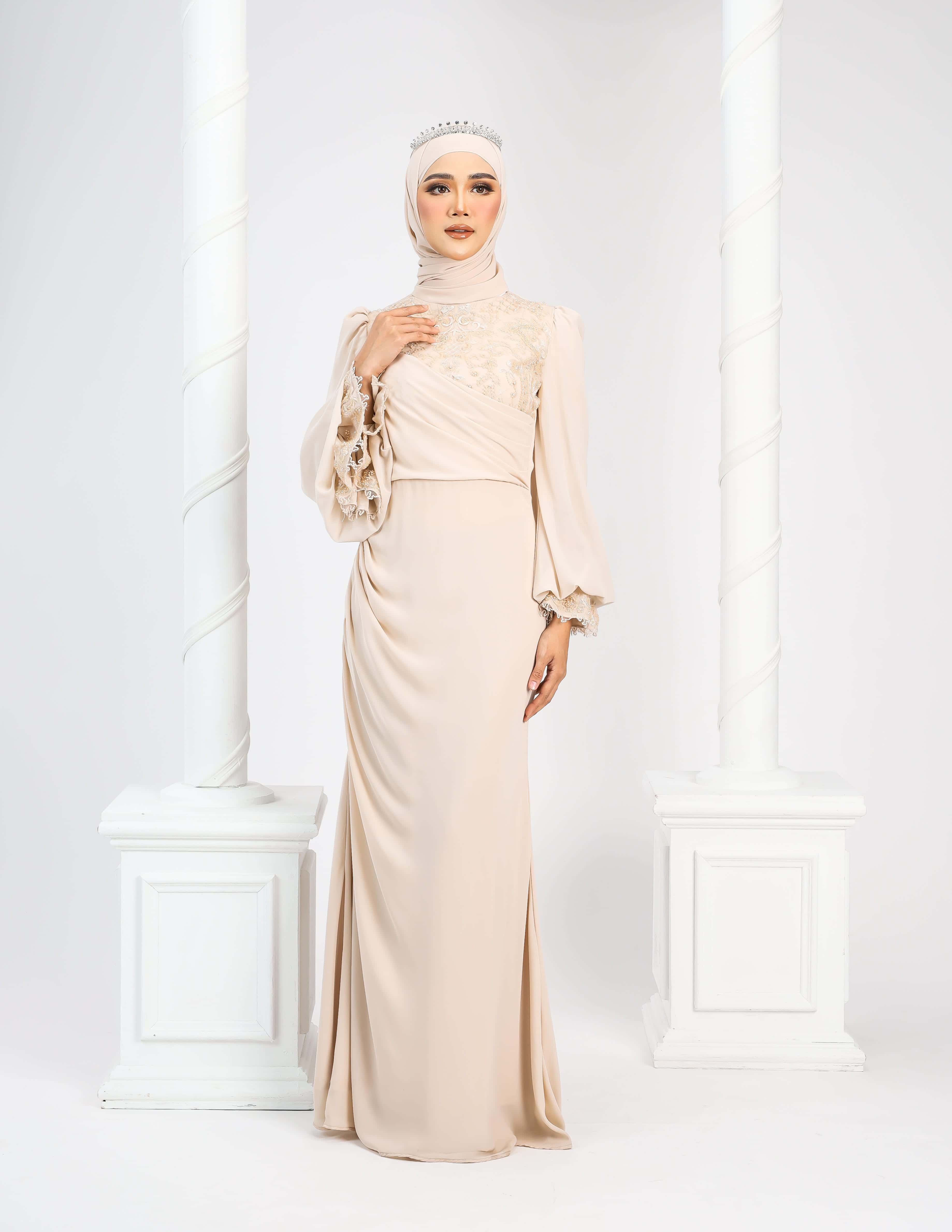 LENORA DRESS (CHAMPAGNE) - Image 3