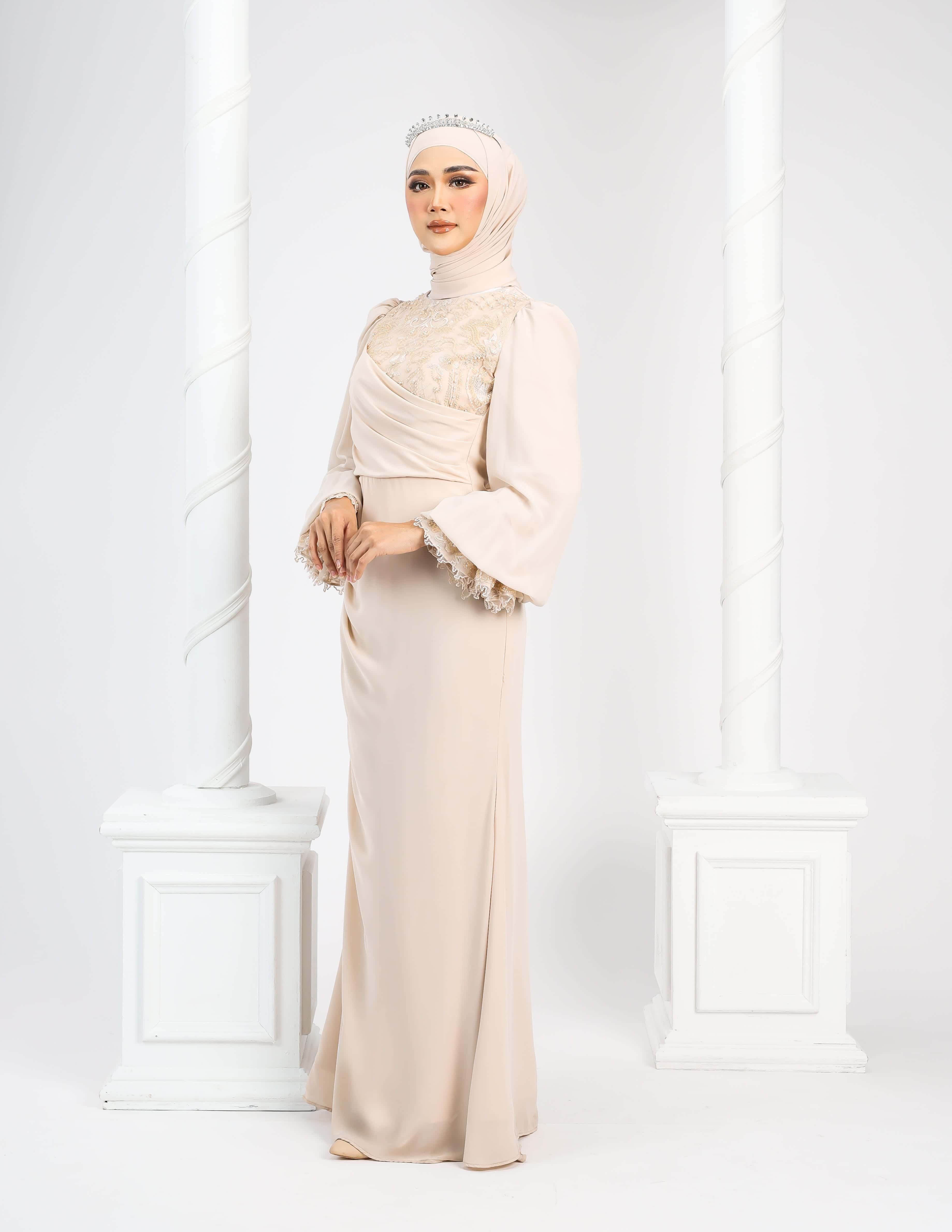 LENORA DRESS (CHAMPAGNE) - Image 4