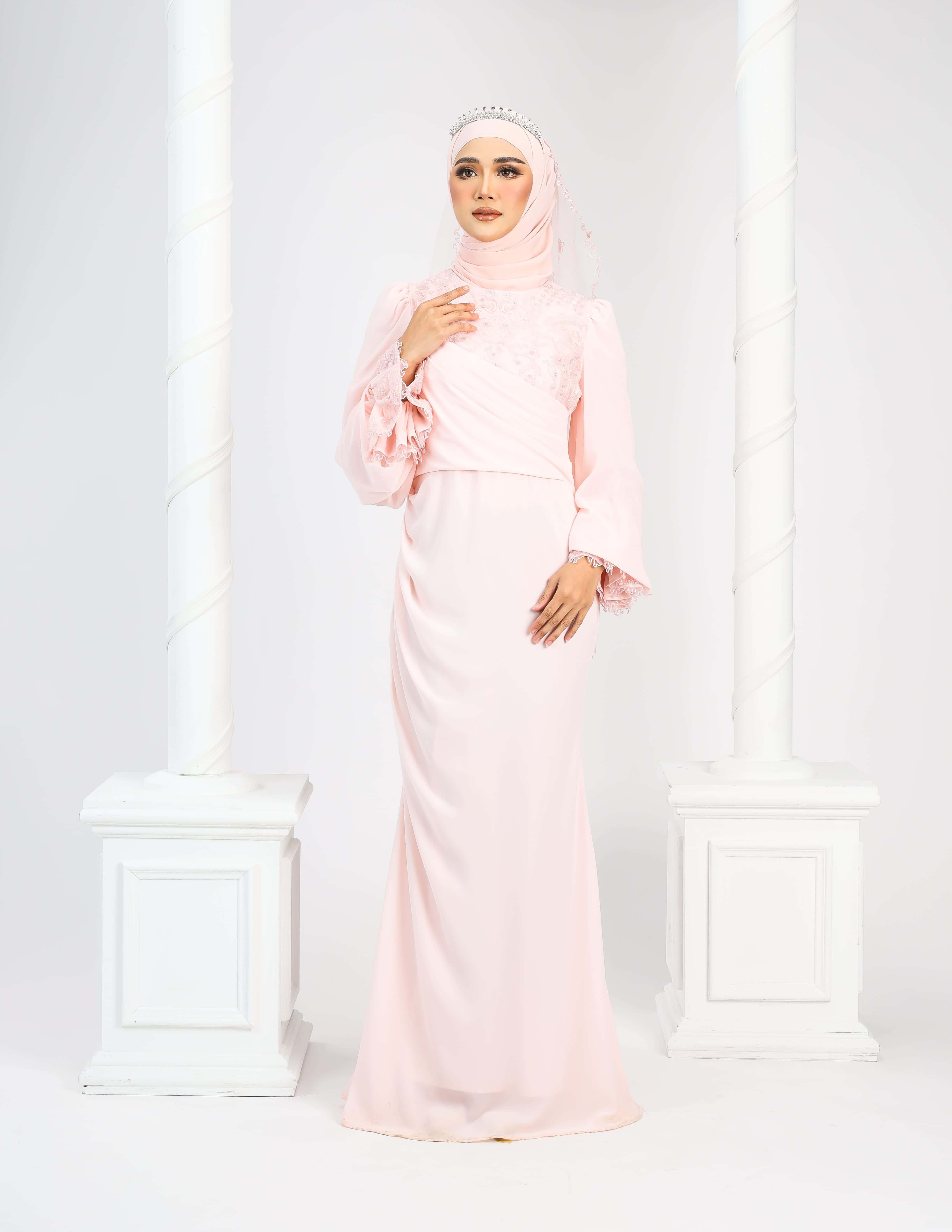 LENORA DRESS (PEACH) - Image 3