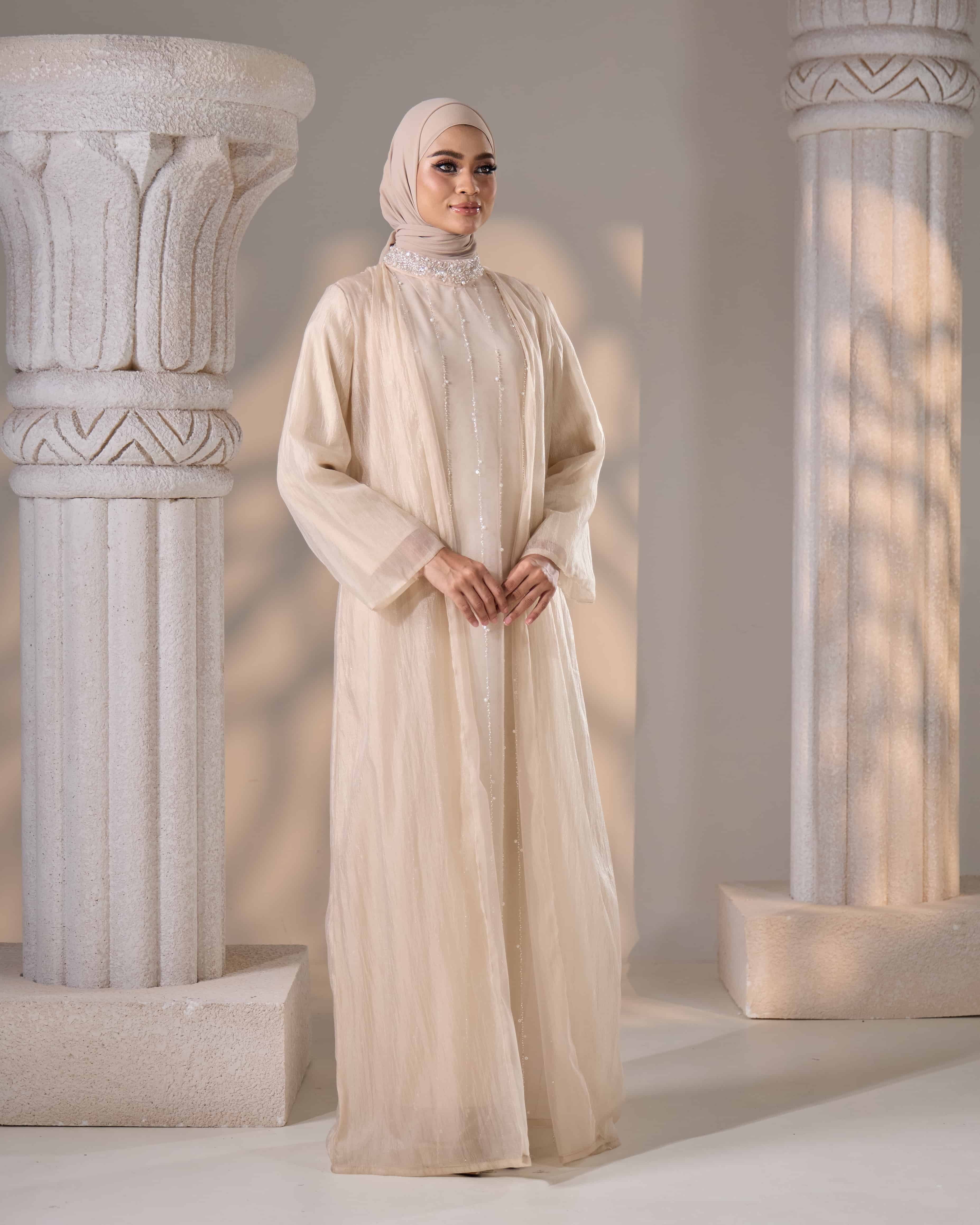 MAHA ABAYA (CHAMPAGNE) - Image 3