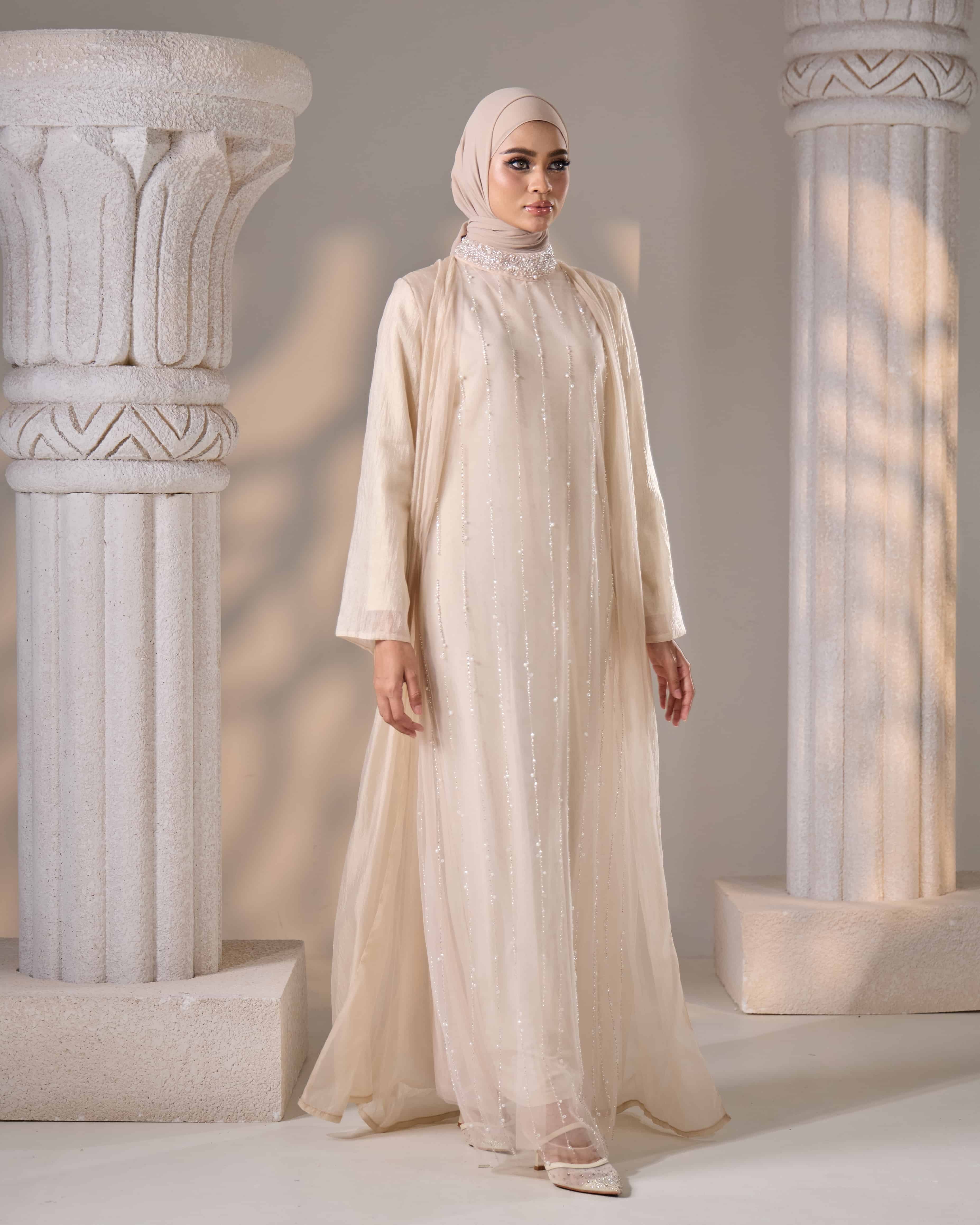 MAHA ABAYA (CHAMPAGNE) - Image 4