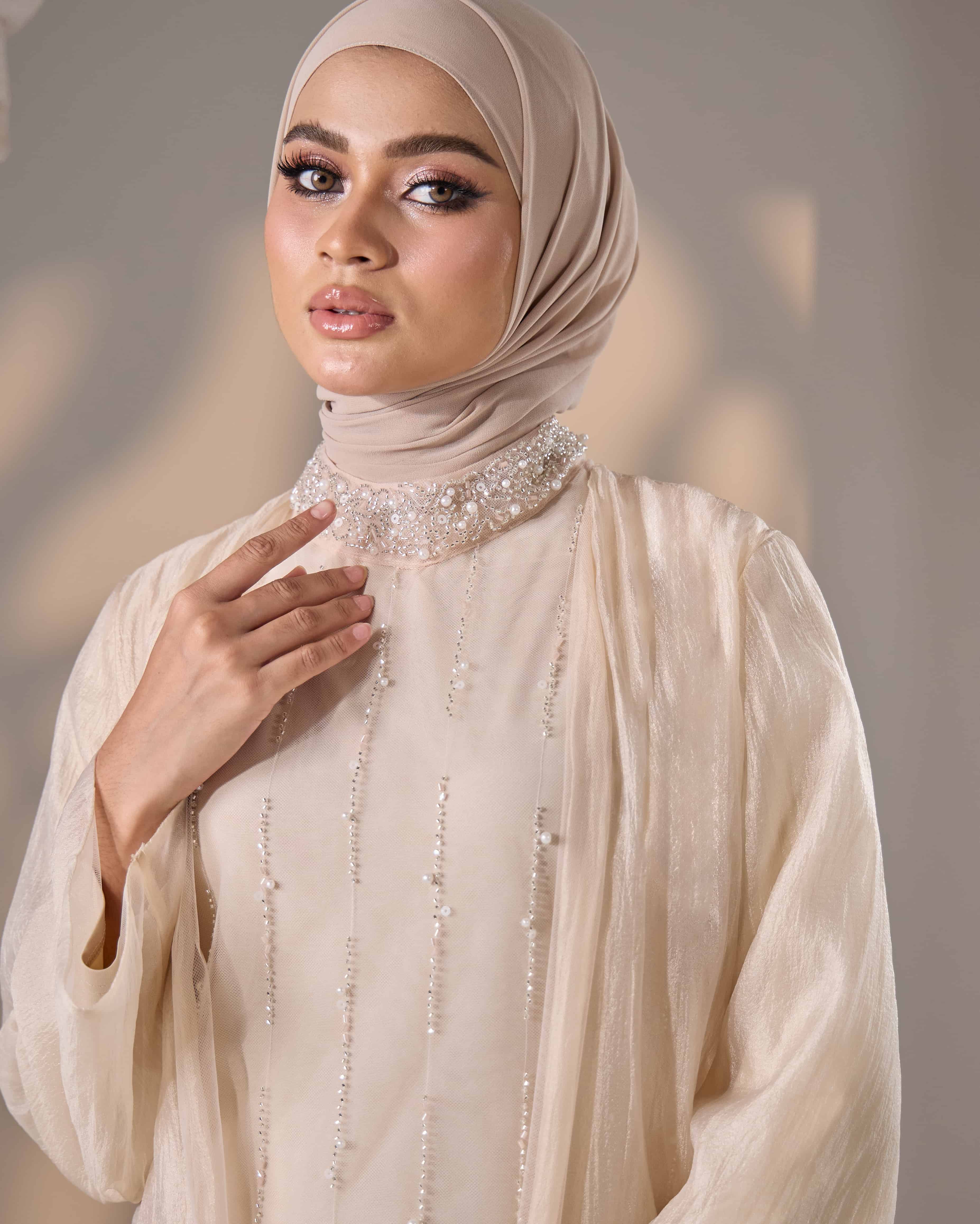 MAHA ABAYA (CHAMPAGNE) - Image 5