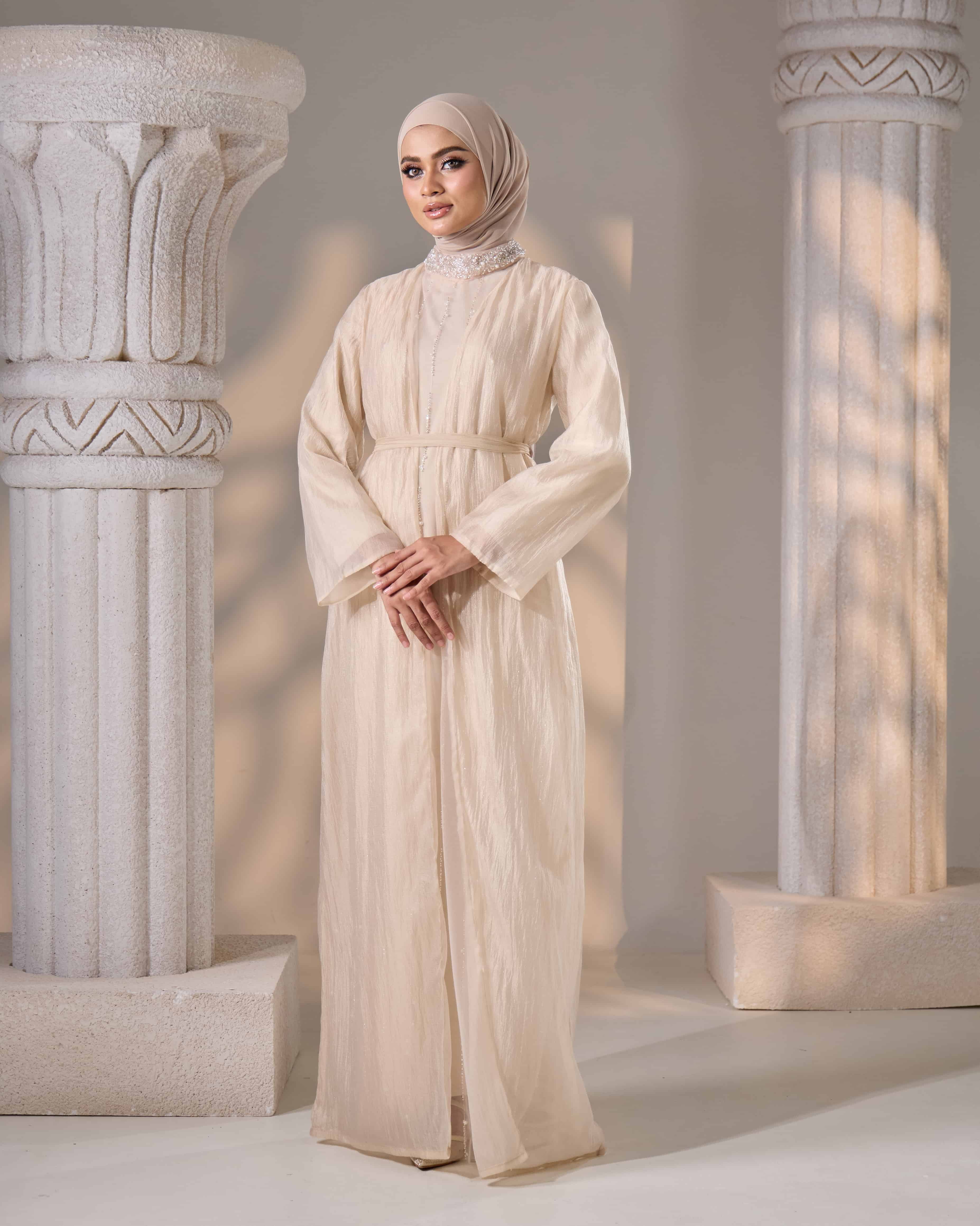 MAHA ABAYA (CHAMPAGNE) - Image 6
