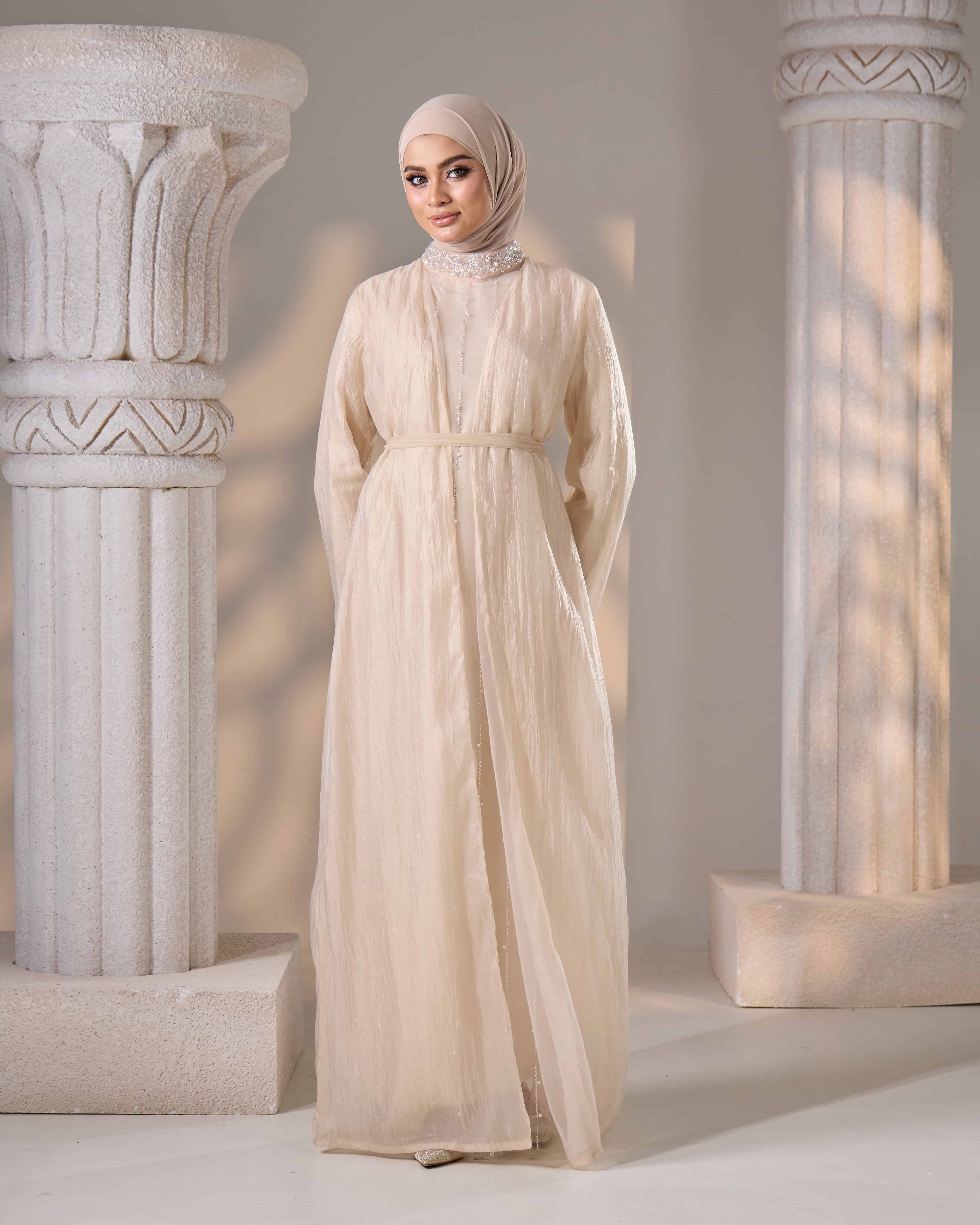 MAHA ABAYA (CHAMPAGNE) - Image 7