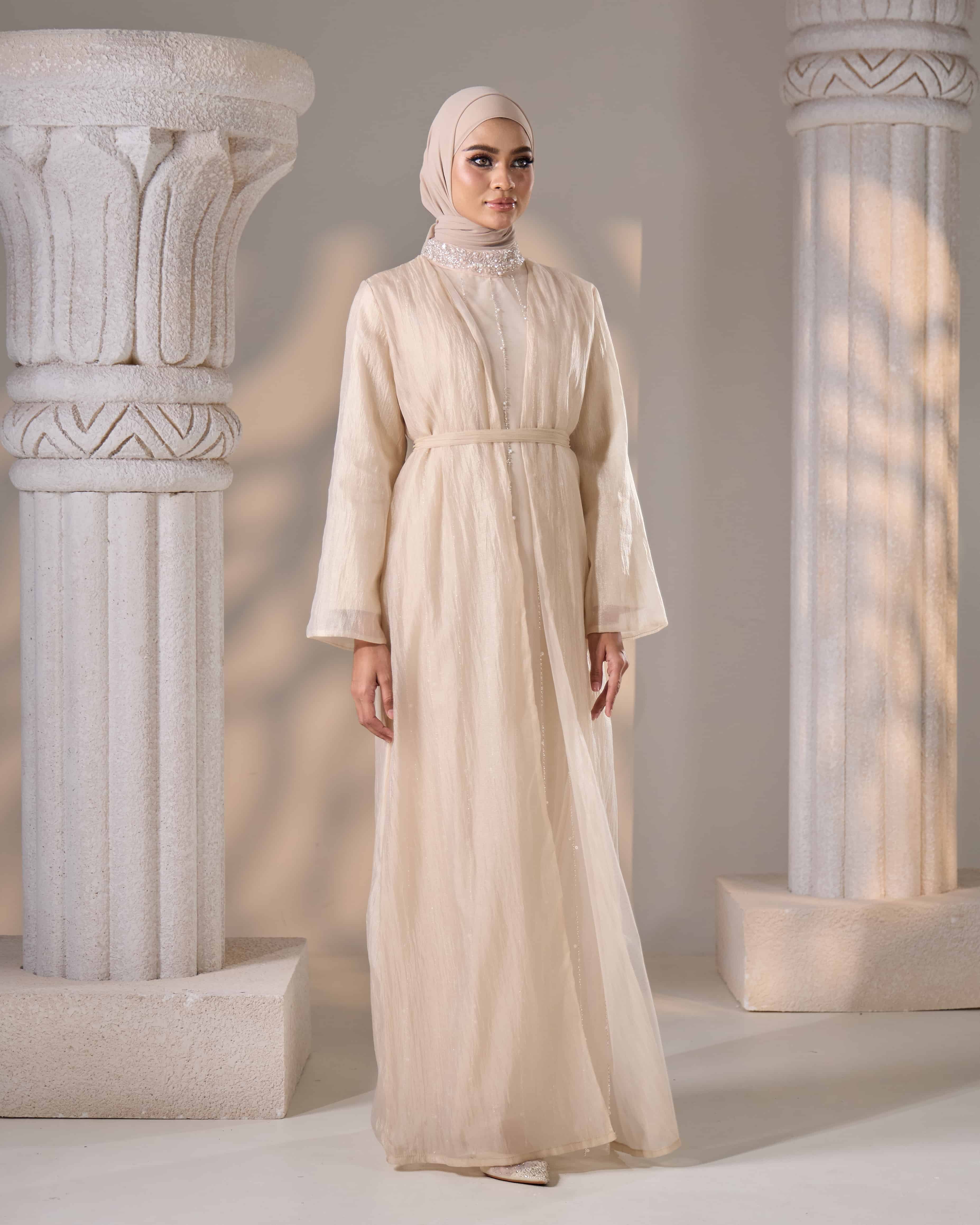 MAHA ABAYA (CHAMPAGNE) - Image 8