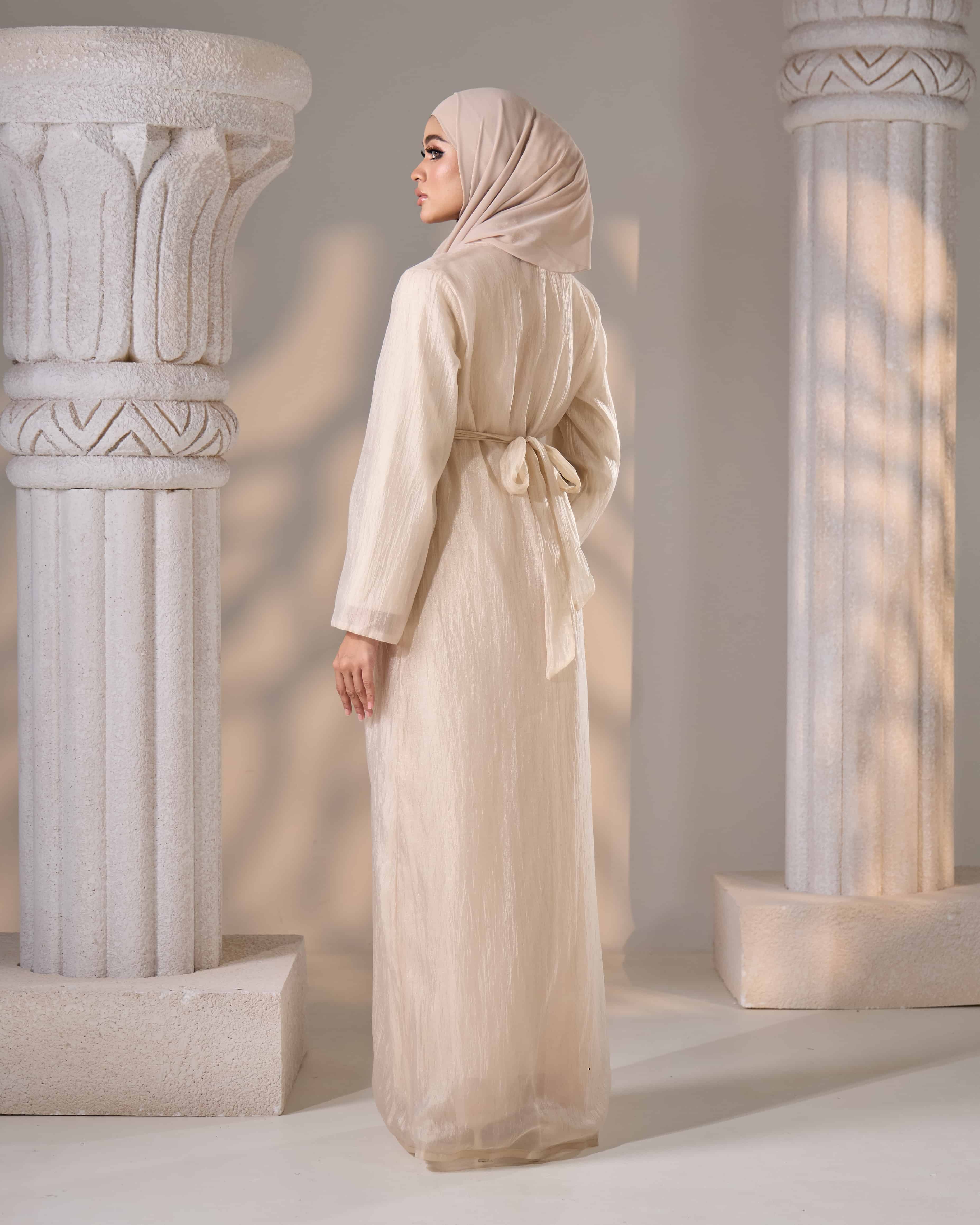 MAHA ABAYA (CHAMPAGNE) - Image 9