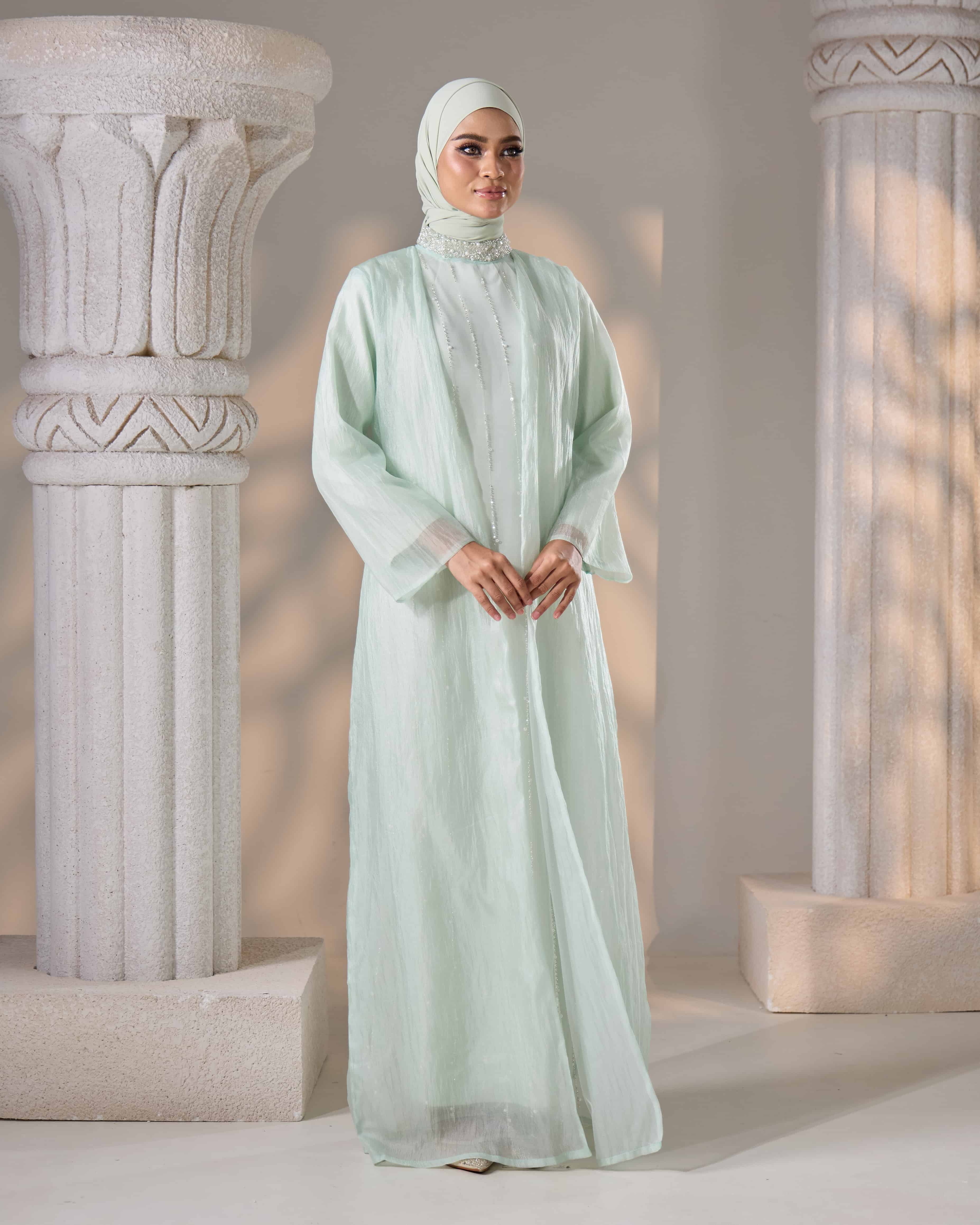MAHA ABAYA (MINT GREEN) - Image 3