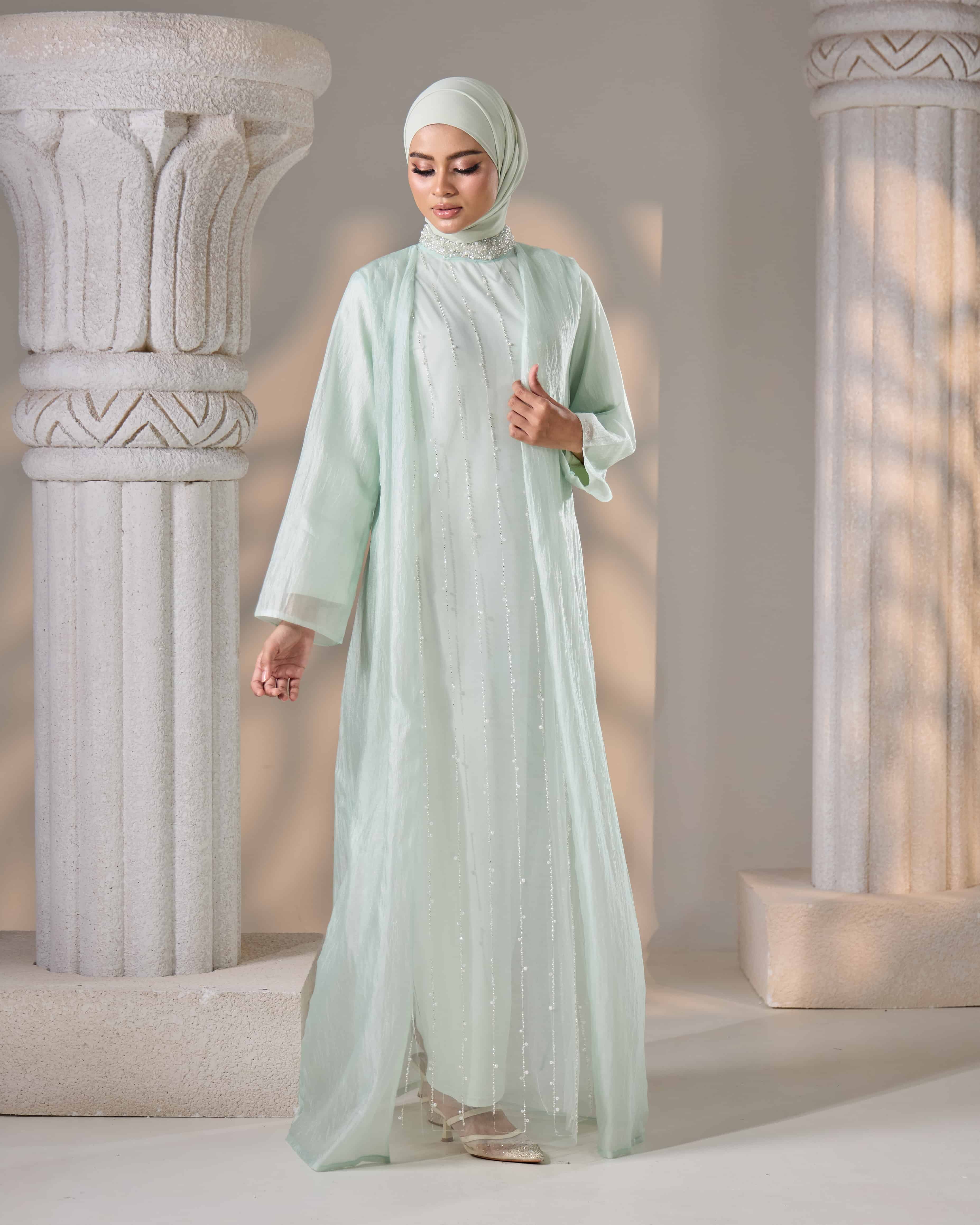 MAHA ABAYA (MINT GREEN) - Image 4