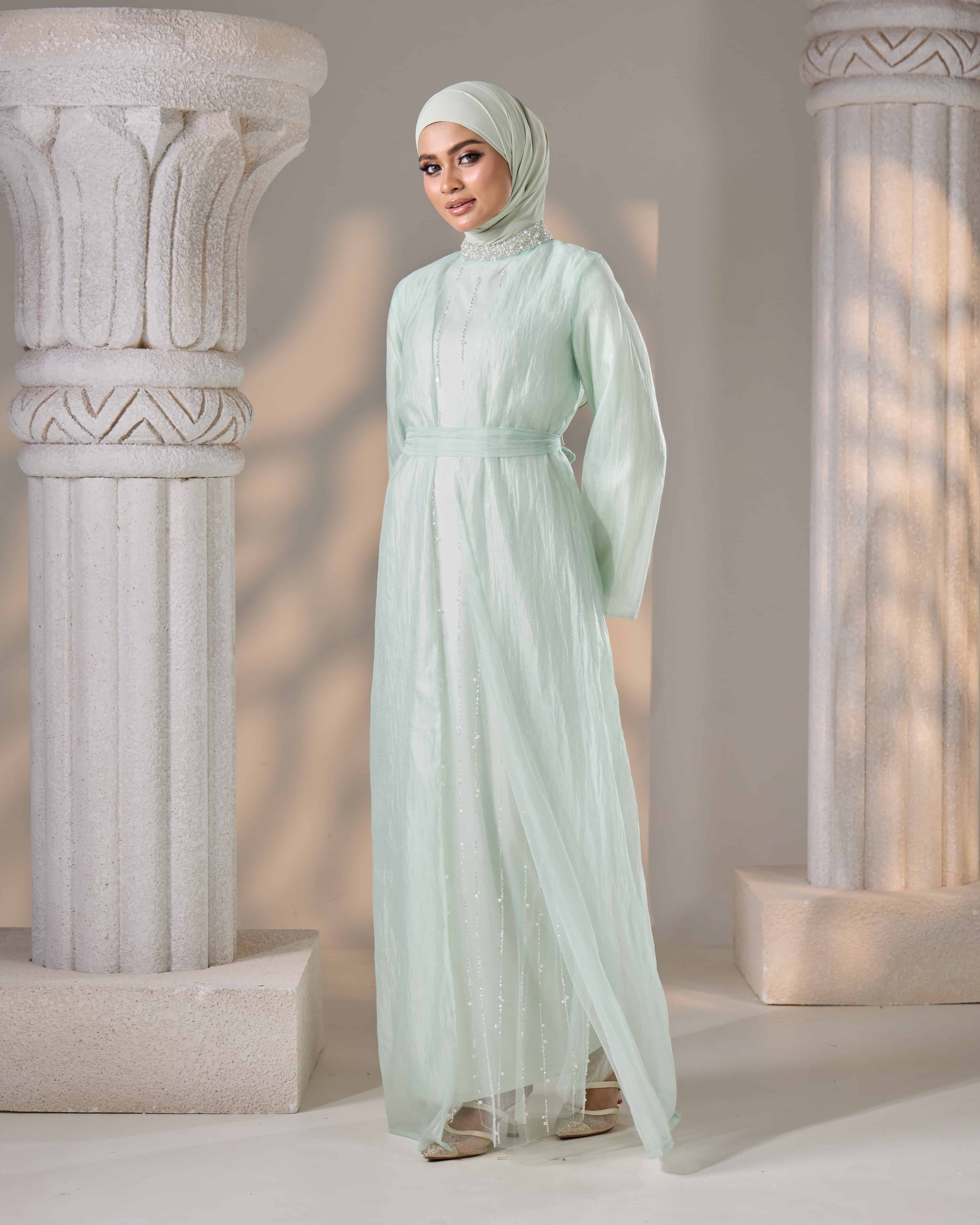 MAHA ABAYA (MINT GREEN) - Image 5