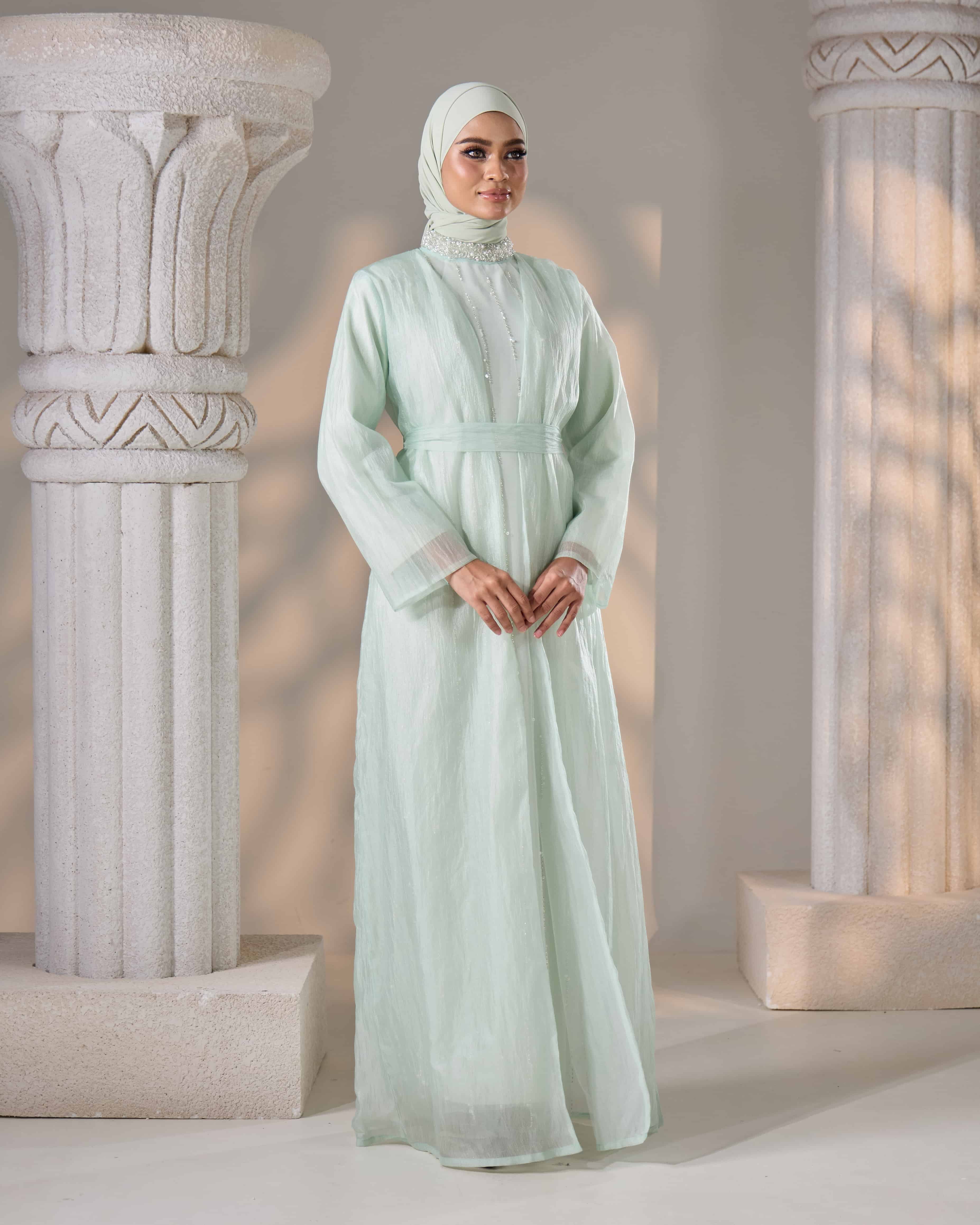 MAHA ABAYA (MINT GREEN) - Image 6