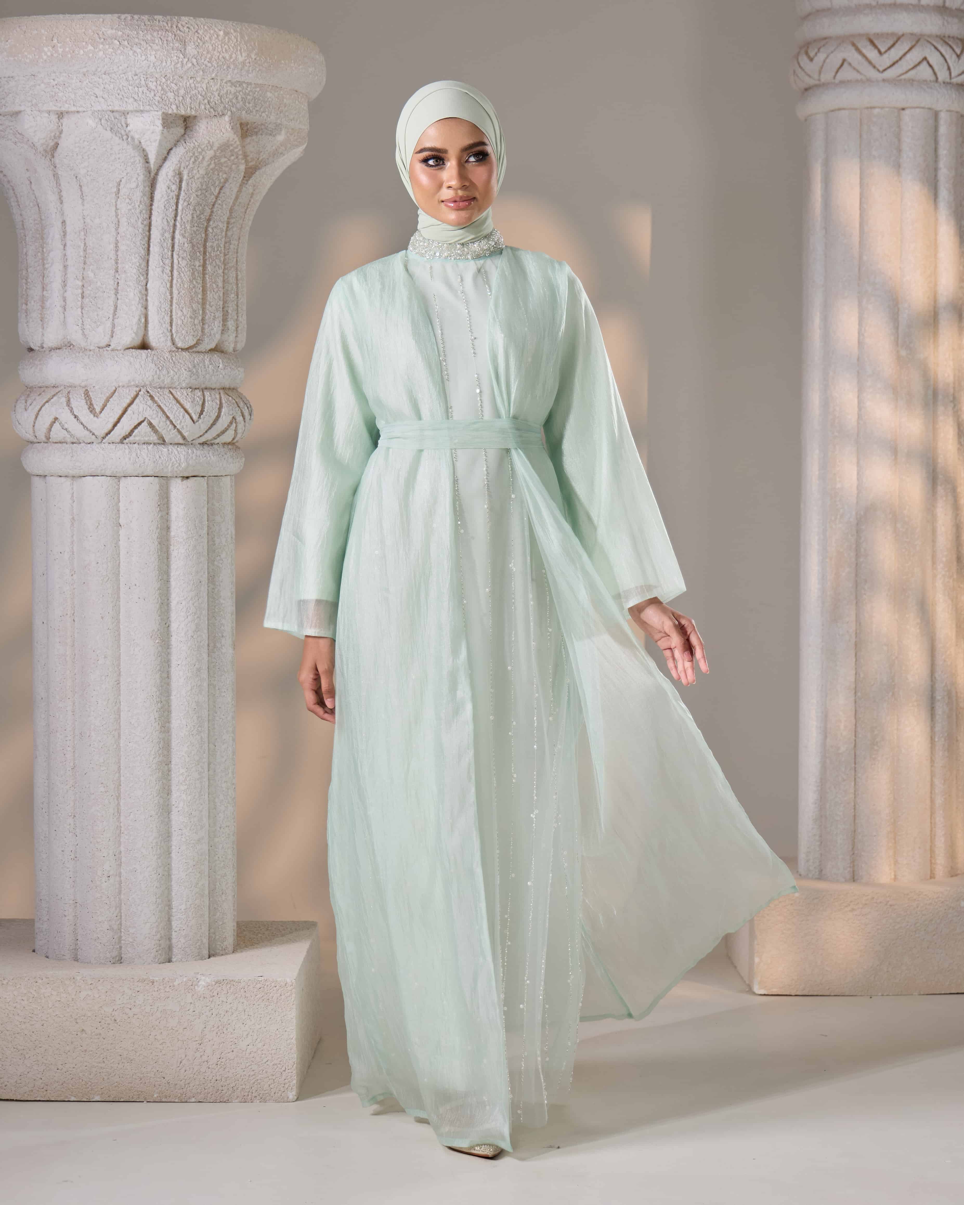 MAHA ABAYA (MINT GREEN) - Image 7