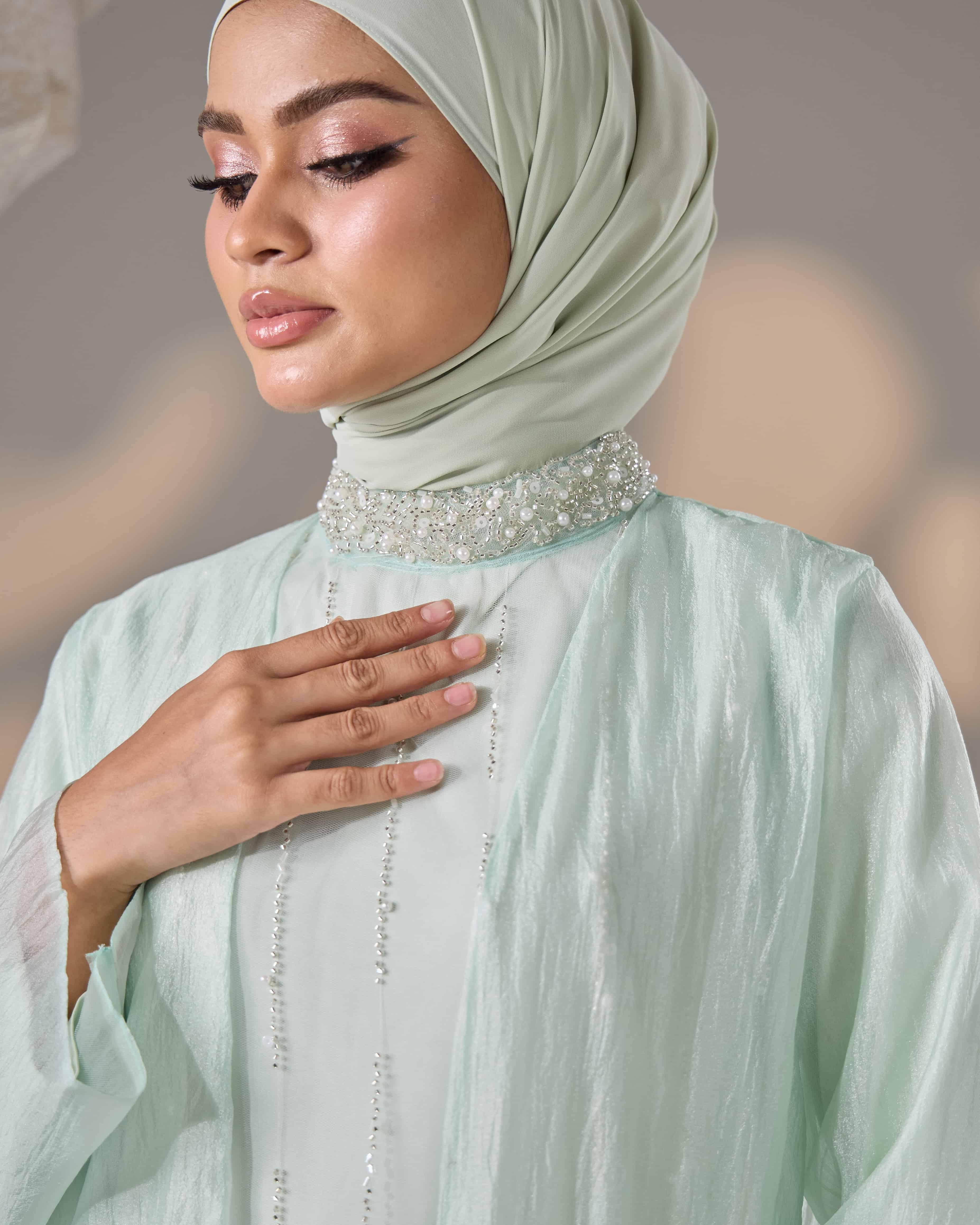 MAHA ABAYA (MINT GREEN) - Image 8